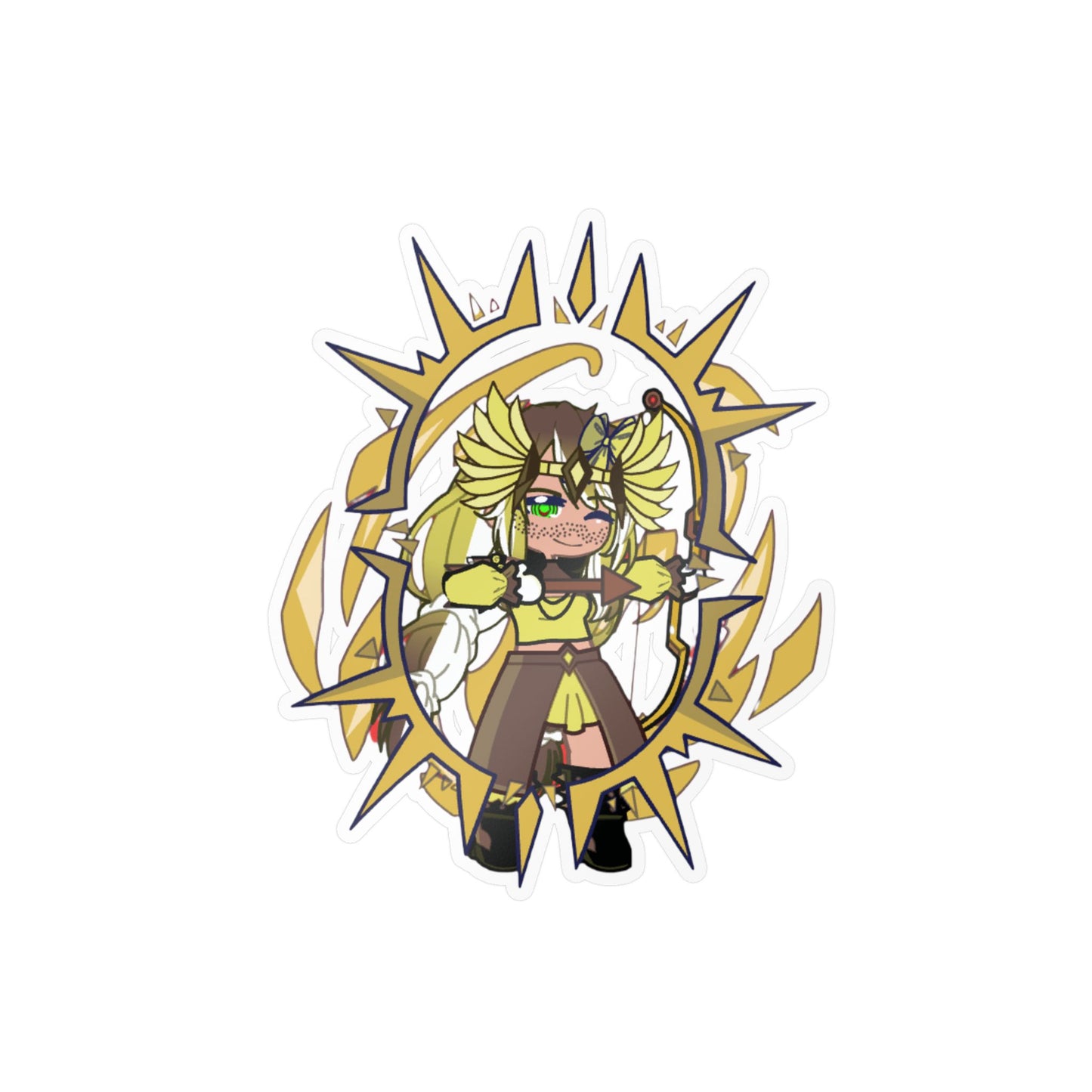 [Cure Artemis] - Ocean Whimsy Vinyl Sticker