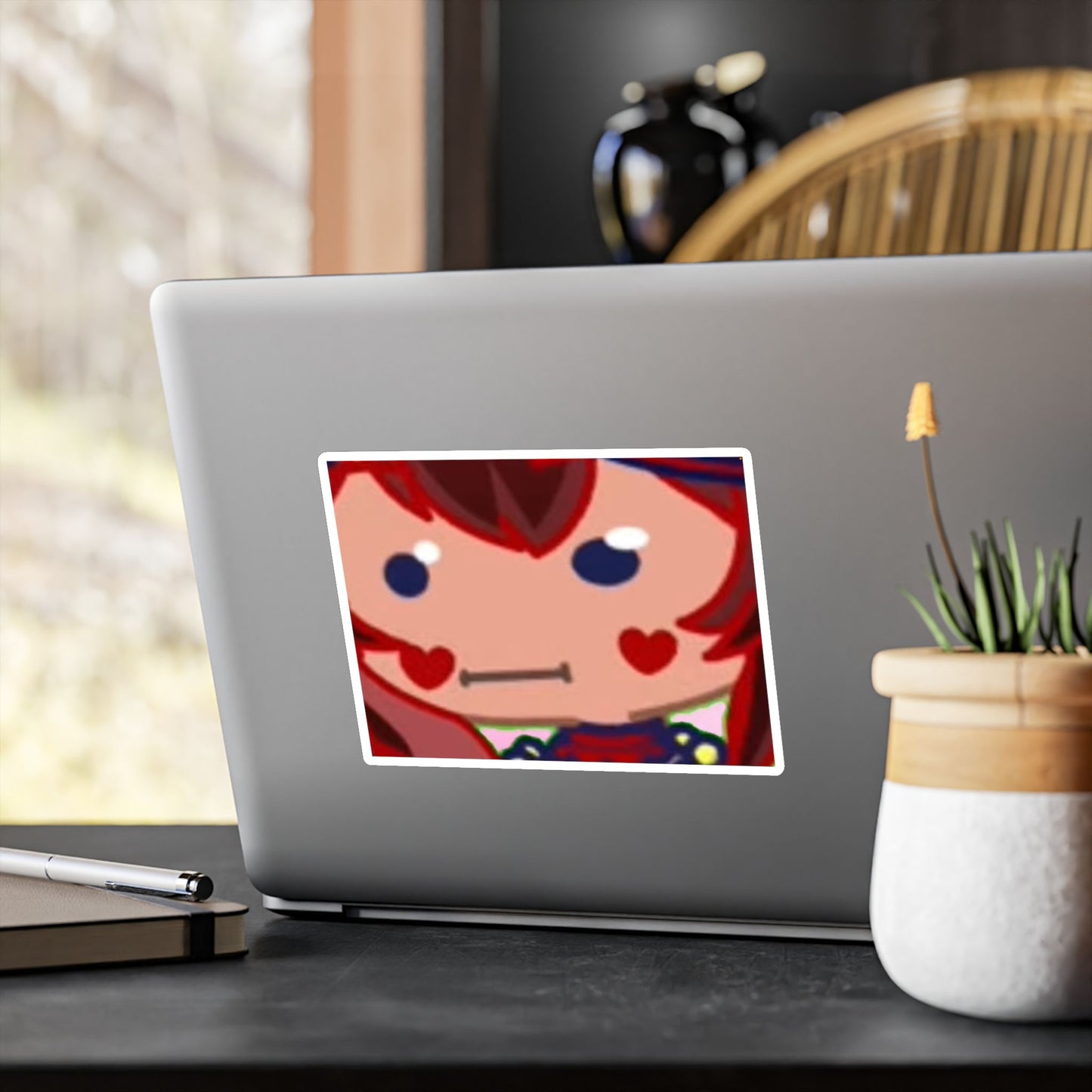 [Blank Face] - Deadpan Aesthetic Vinyl Sticker