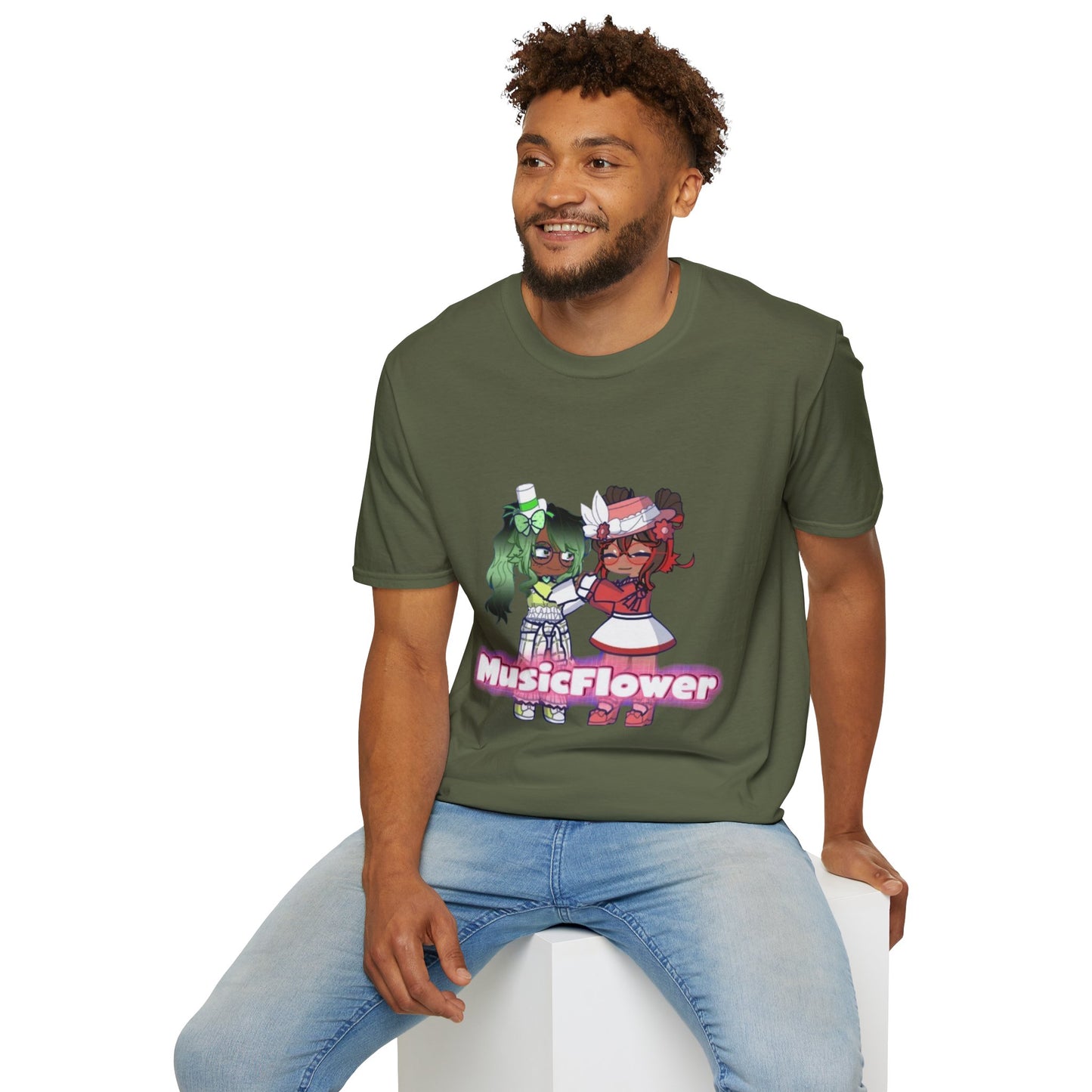 [Music Lovers Ship] - MusicFlower Kawaii Graphic Tee