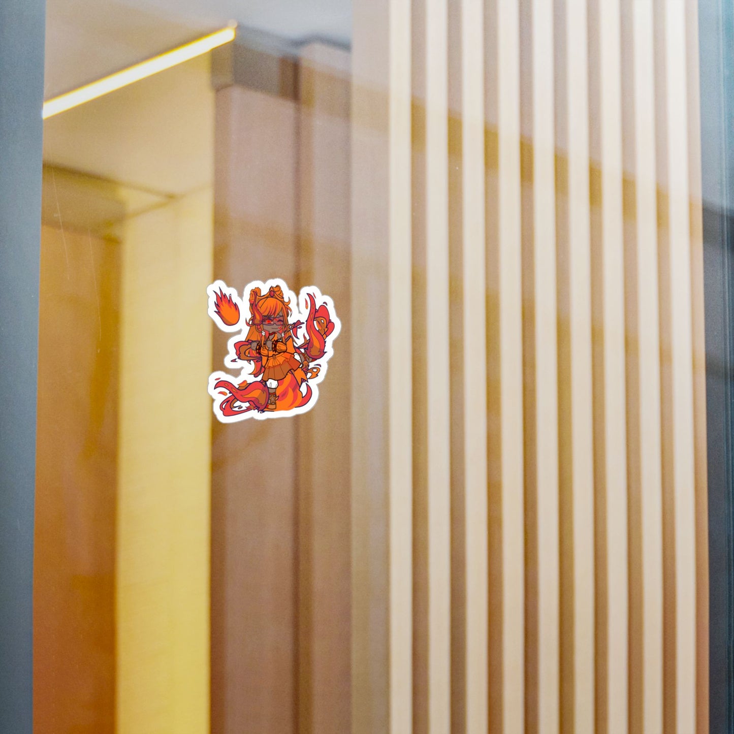 [Cure Flare] - Flame Whimsy Vinyl Sticker