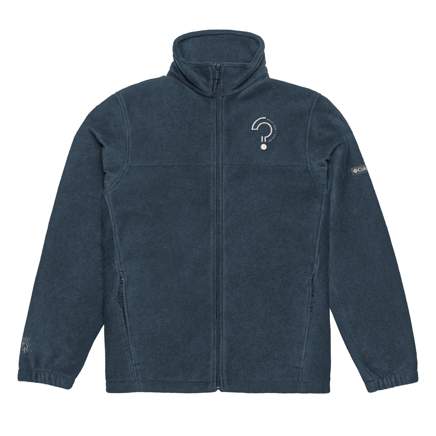 What Can't You Do? Unisex Columbia Fleece Jacket: "Create. Inspire. Disrupt."