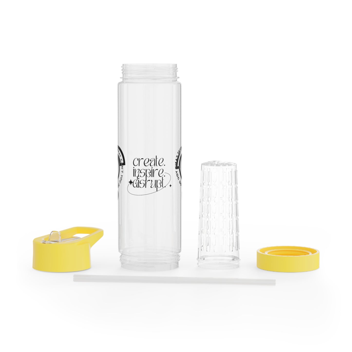 What Can't You Do? Infuser Water Bottle: "Create, Inspire, Disrupt"