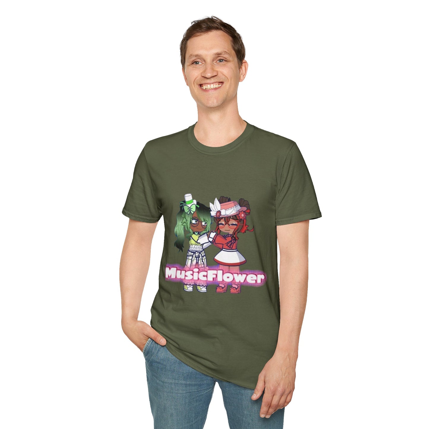 [Music Lovers Ship] - MusicFlower Kawaii Graphic Tee