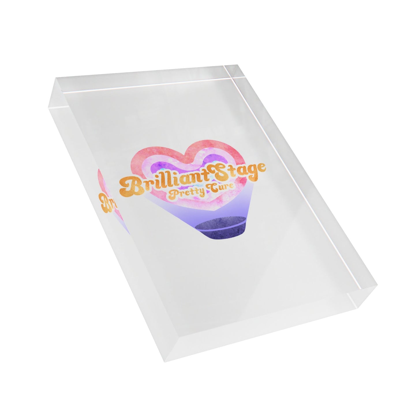 [BrilliantStage Pretty Cure Logo] - Luminous Acrylic Photo Block