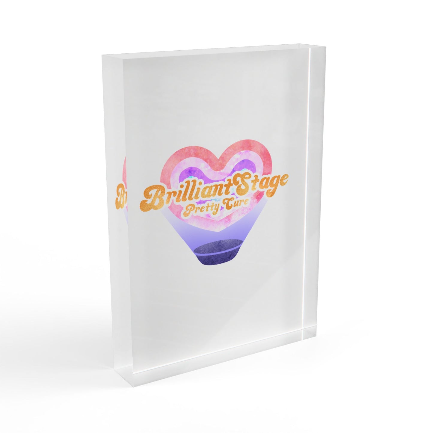 [BrilliantStage Pretty Cure Logo] - Luminous Acrylic Photo Block