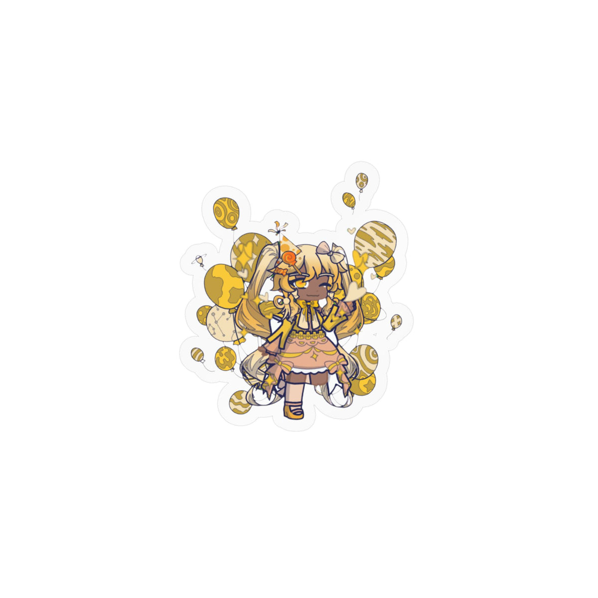 [Cure Confetti] - Celebration Whimsy Vinyl Sticker