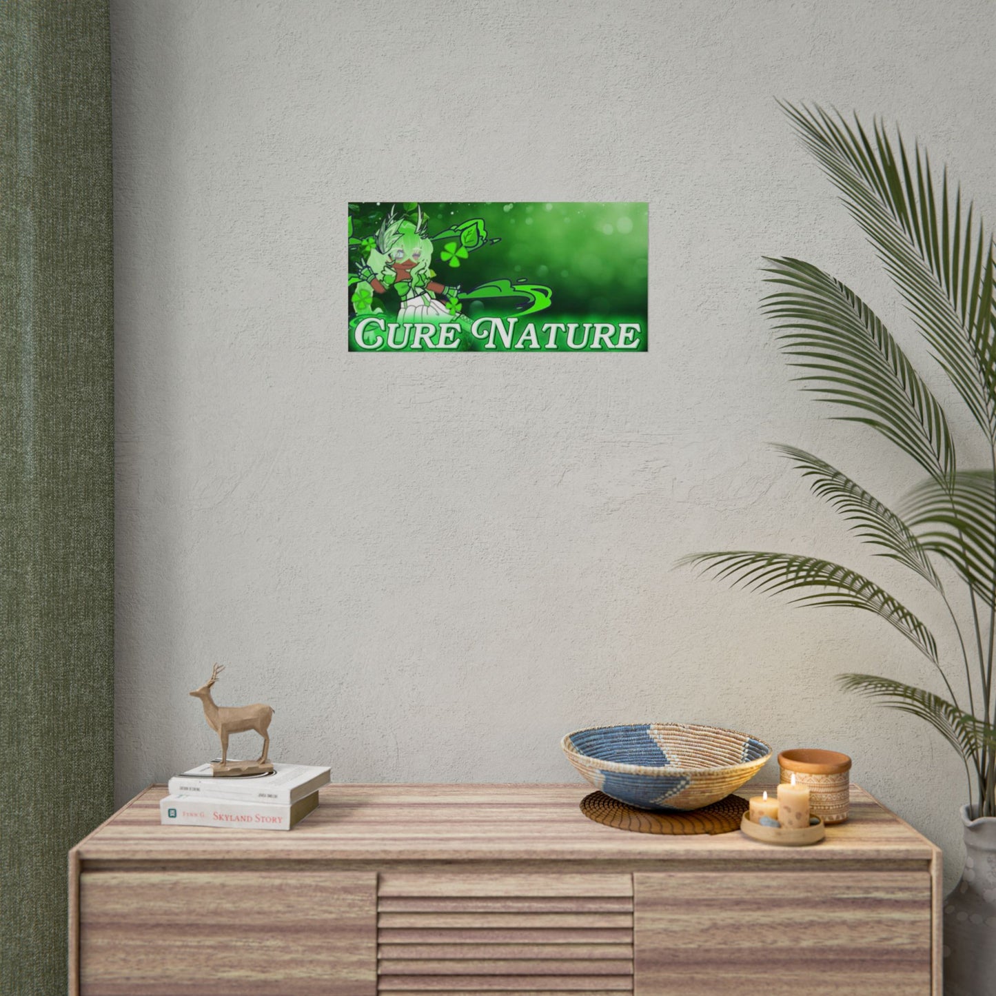 Cure Nature - Emerald Whimsy Art Print