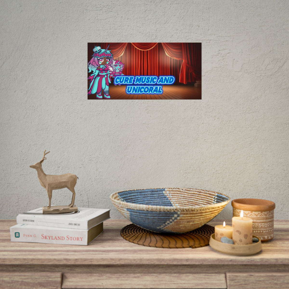 [Cure Music and Unicoral] - Harmony & Horns Premium Wall Poster