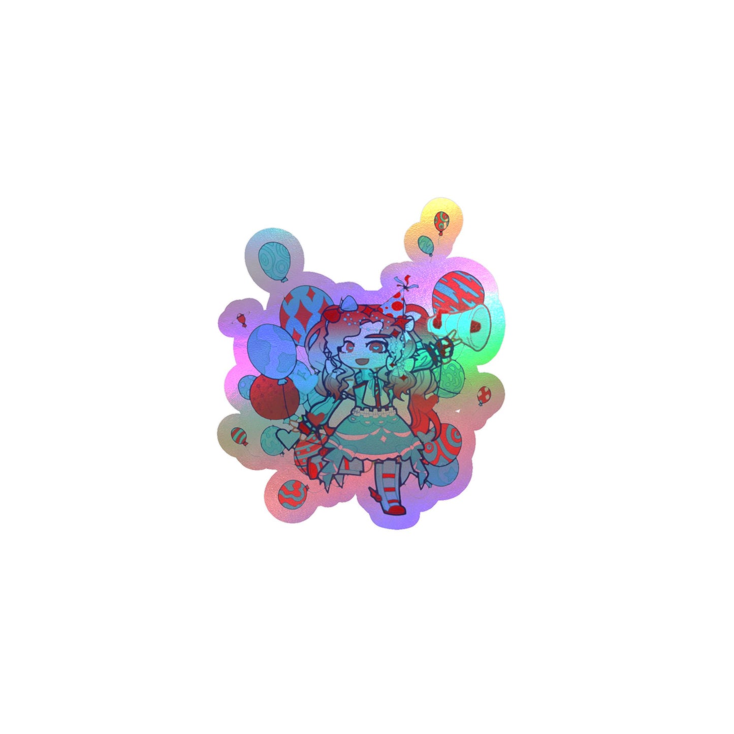 [Cure Streamer] - Neon Whimsy Vinyl Sticker