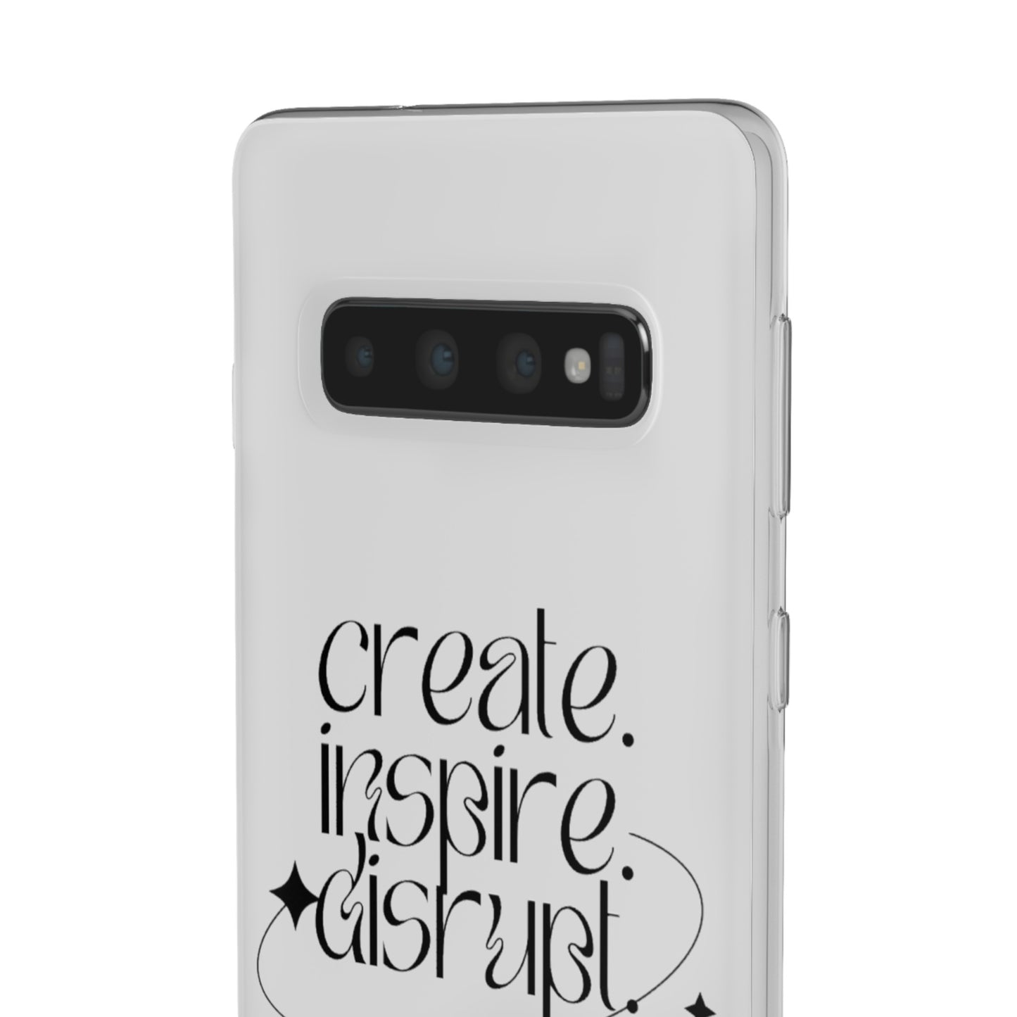 "Create, Inspire, Disrupt" Flexi Phone Cases: What Can't You Do?