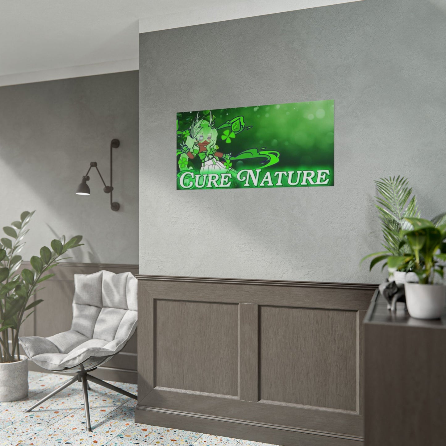 Cure Nature - Emerald Whimsy Art Print