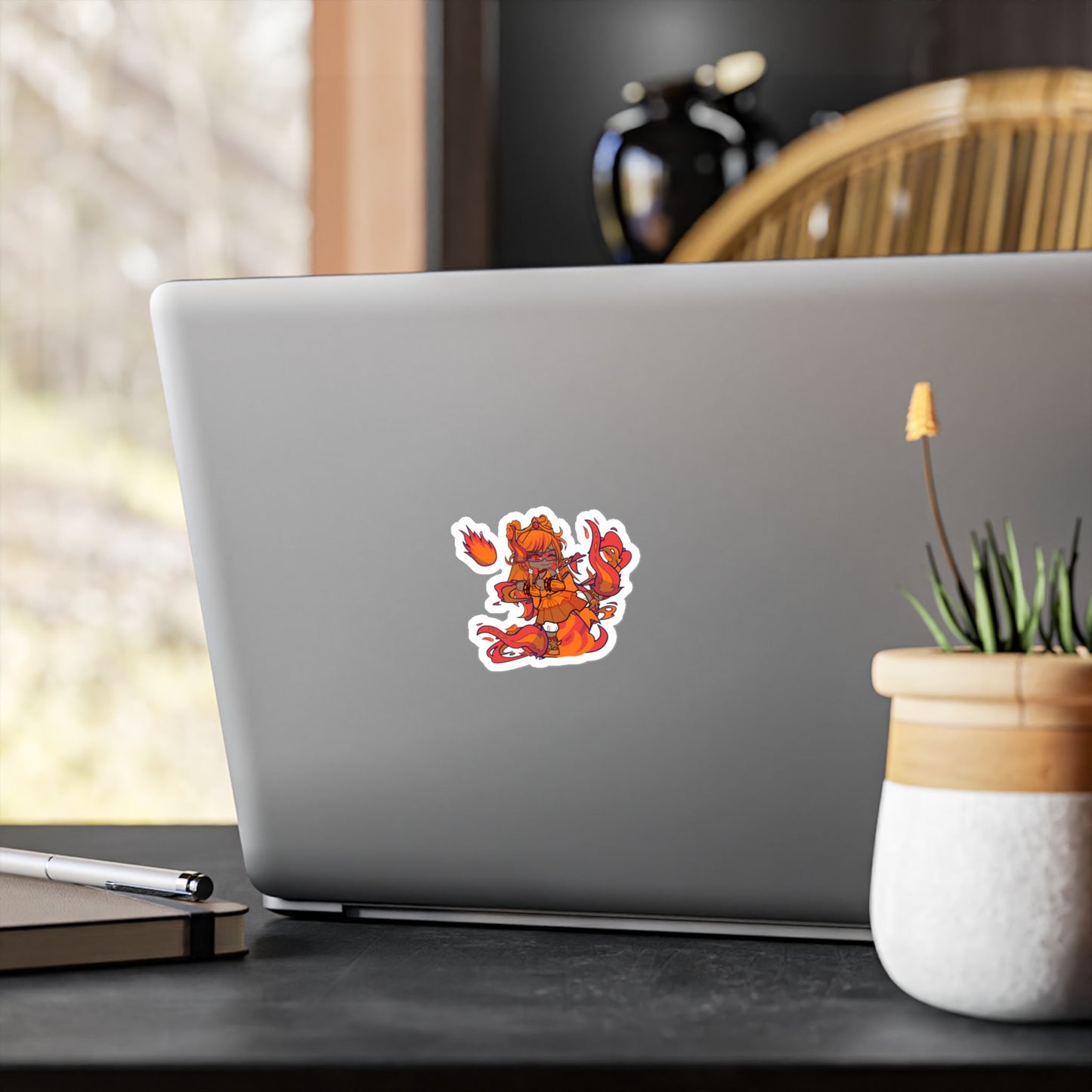 [Cure Flare] - Flame Whimsy Vinyl Sticker