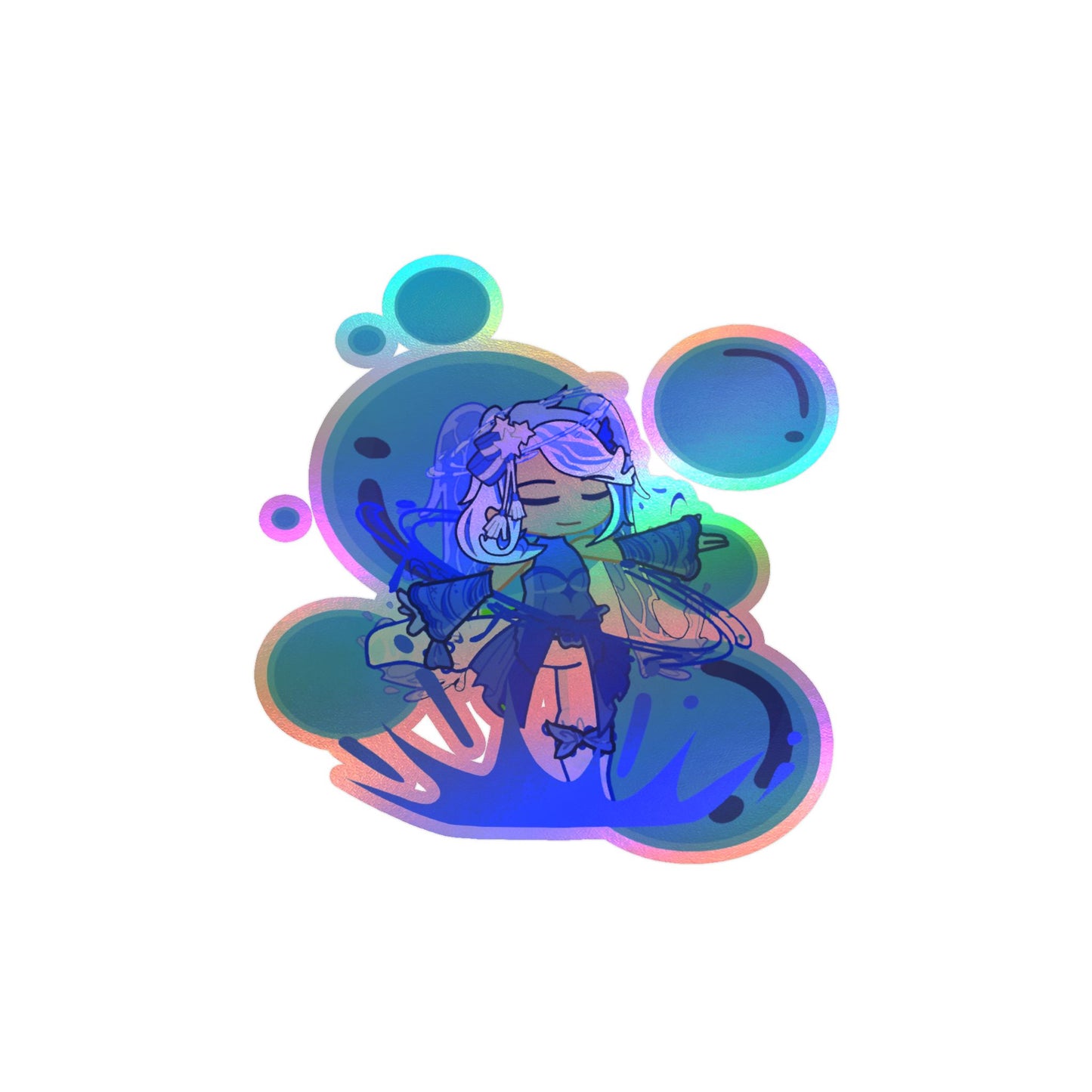 [Cure River] - Ocean Whimsy Vinyl Sticker