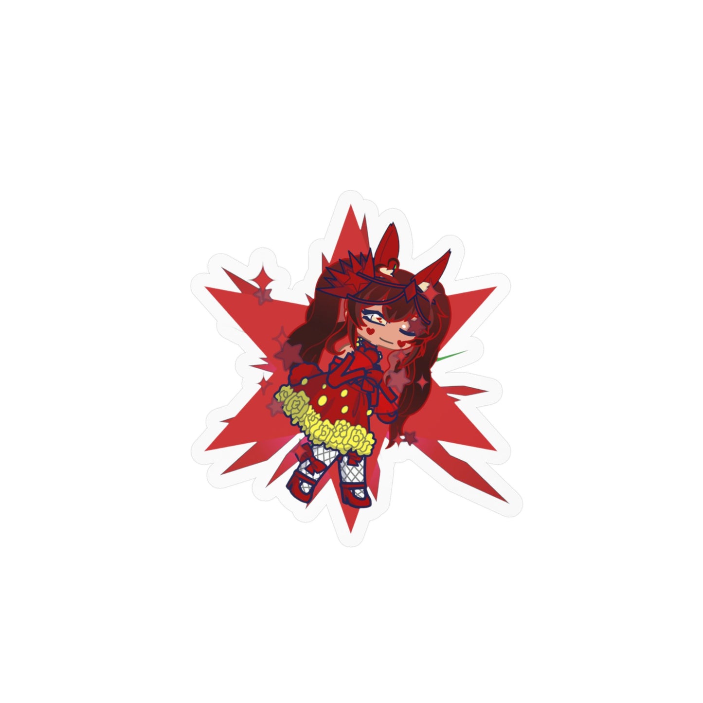 [Cure Curtain] - Theater Whimsy Vinyl Sticker