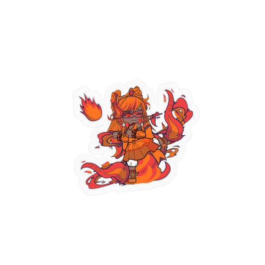 [Cure Flare] - Flame Whimsy Vinyl Sticker