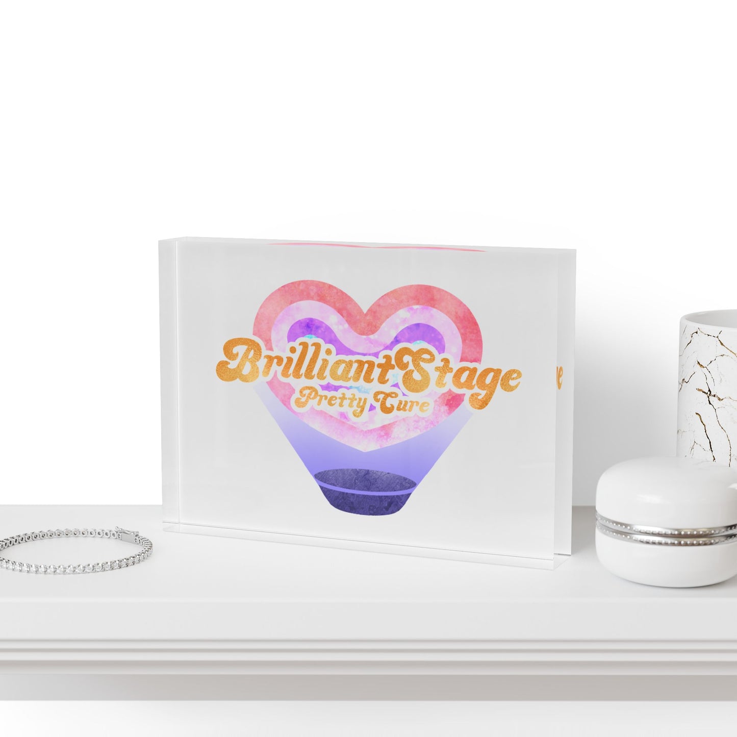 [BrilliantStage Pretty Cure Logo] - Luminous Acrylic Photo Block