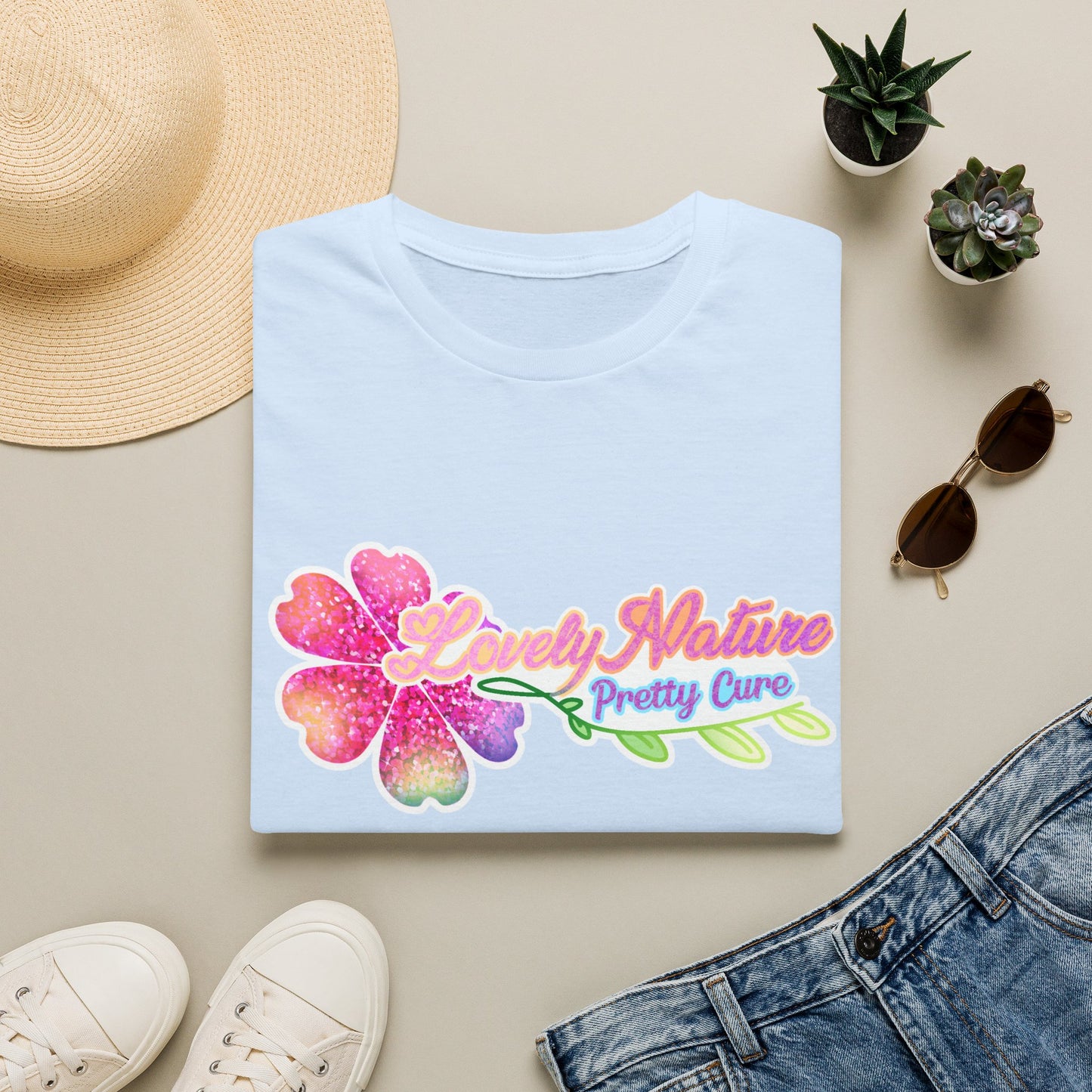 [Lovely Nature Pretty Cure Logo] - Official Team Graphic Tee