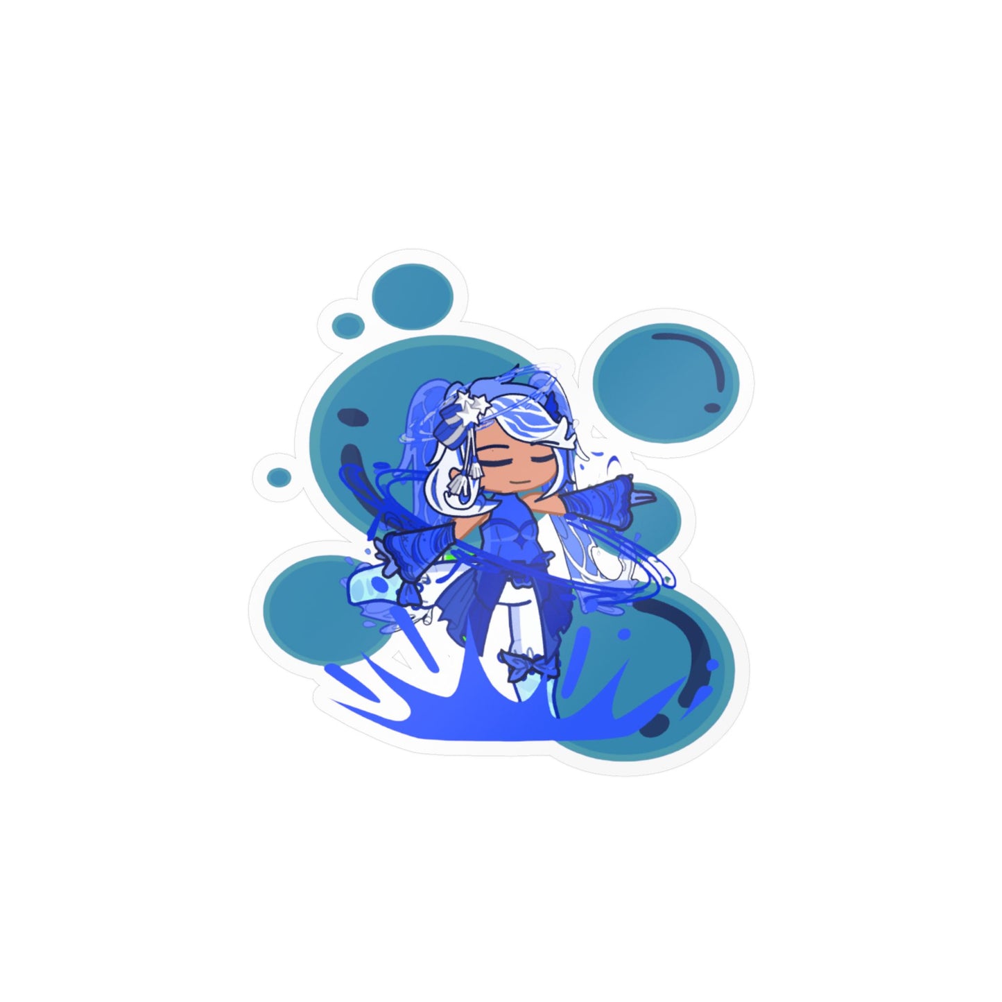 [Cure River] - Ocean Whimsy Vinyl Sticker