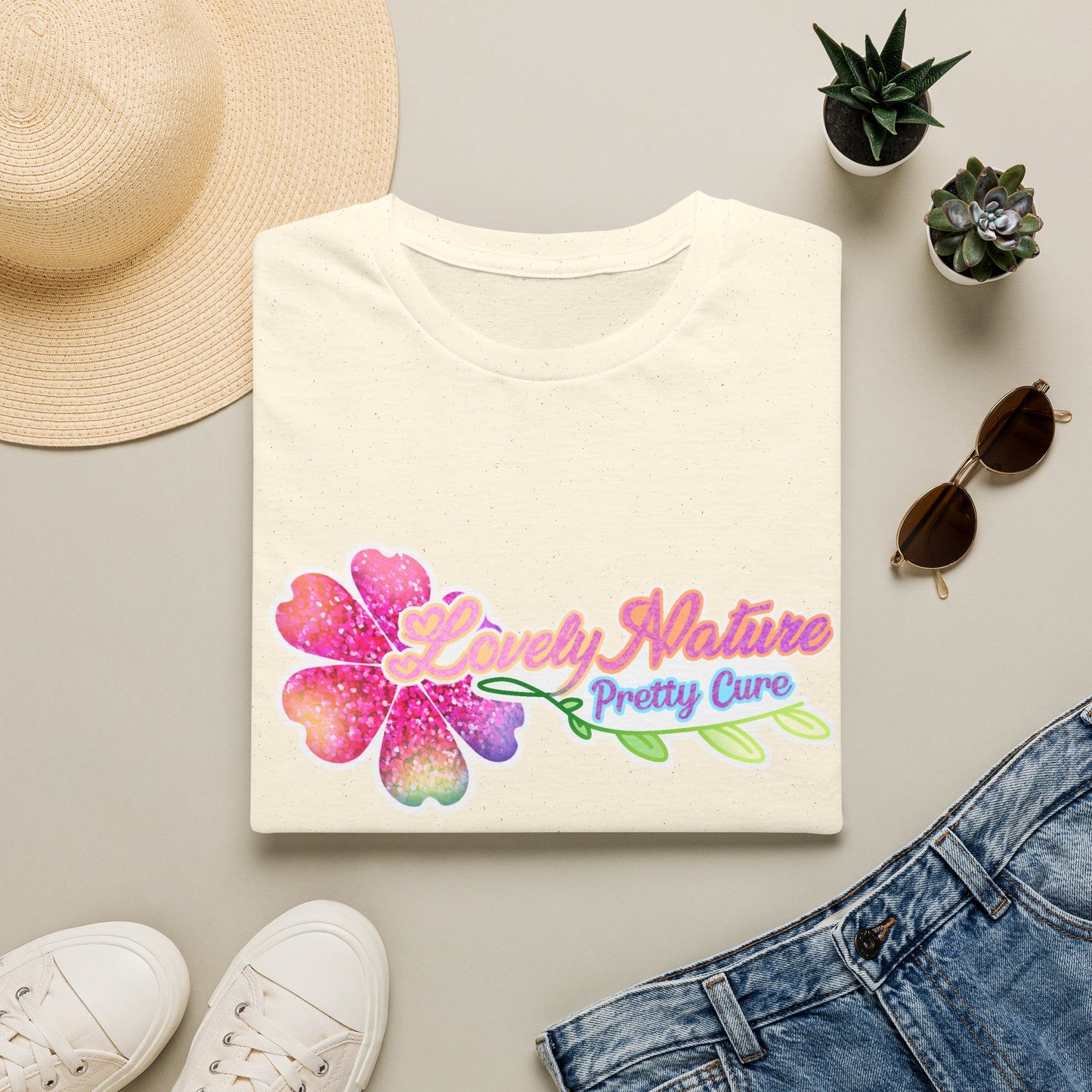 [Lovely Nature Pretty Cure Logo] - Official Team Graphic Tee