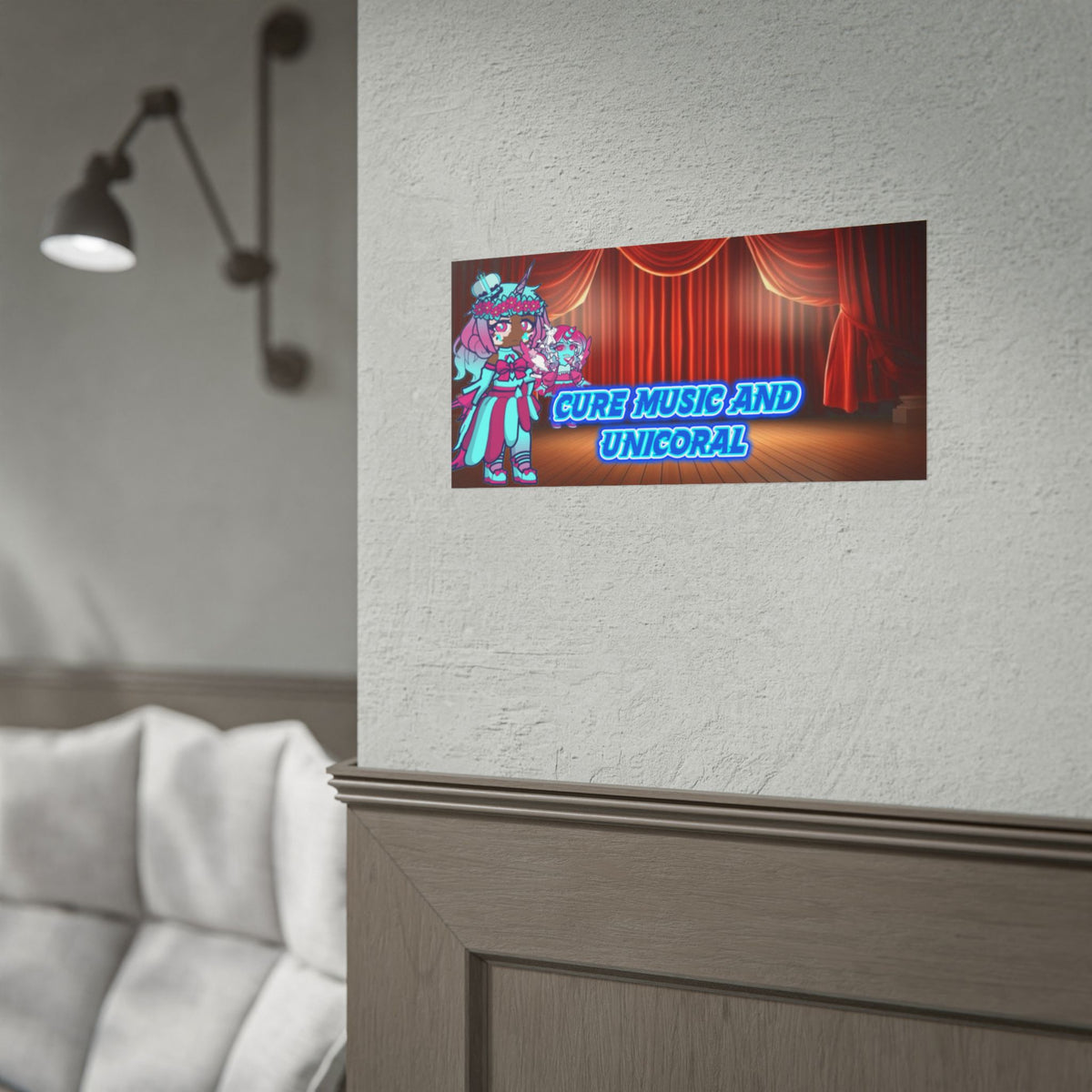 [Cure Music and Unicoral] - Harmony & Horns Premium Wall Poster