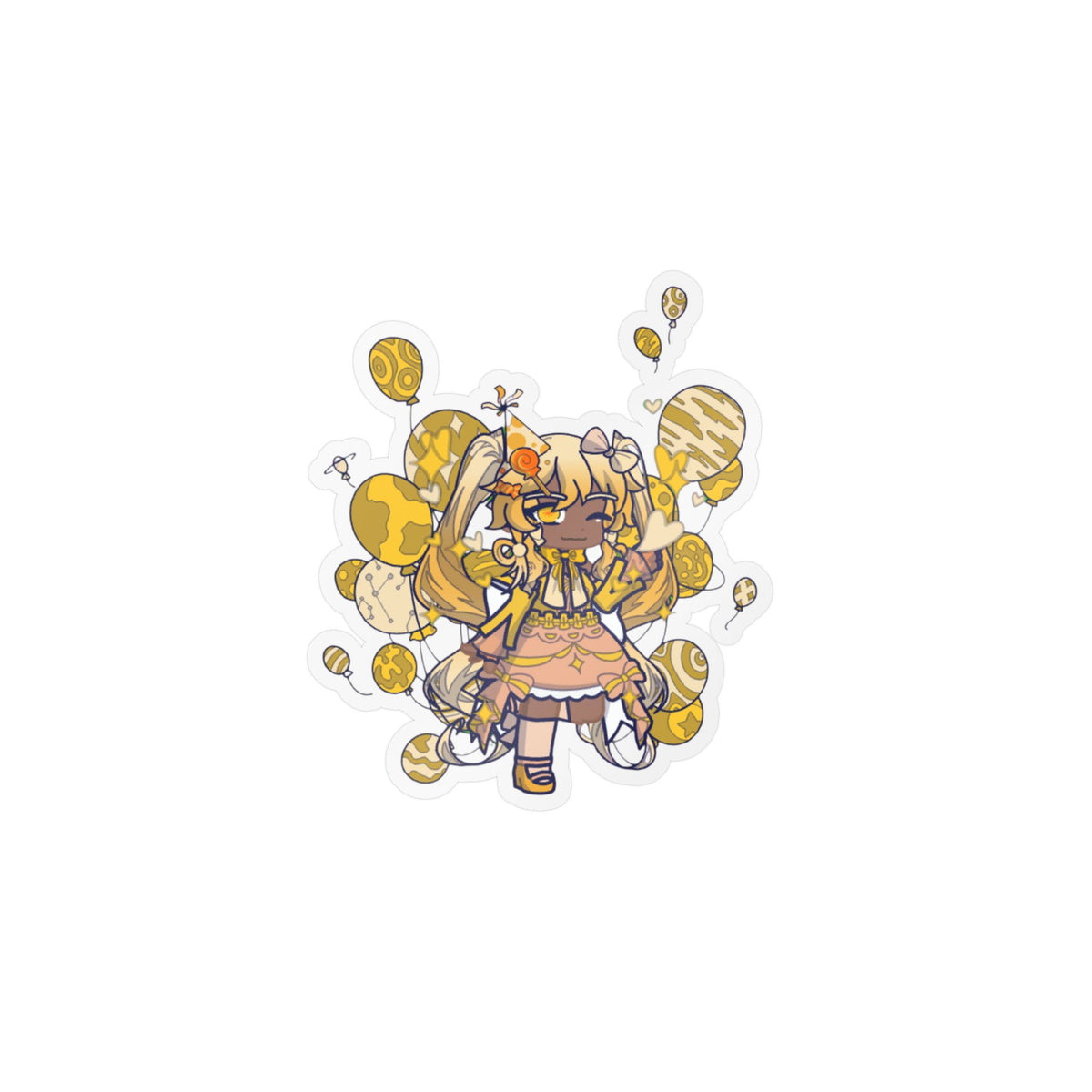 [Cure Confetti] - Celebration Whimsy Vinyl Sticker