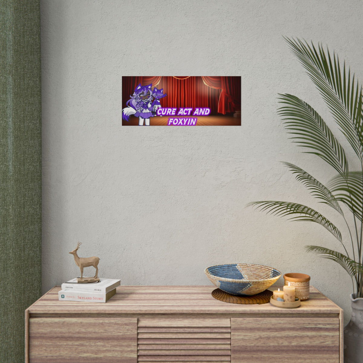 [Cure Act and Foxyin] - Duo Spotlight Premium Matte Poster