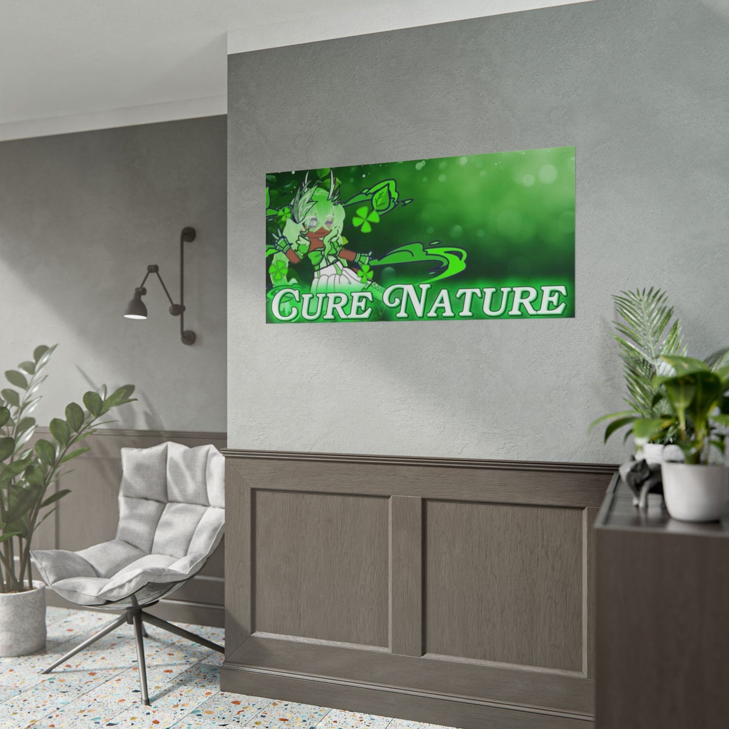 Cure Nature - Emerald Whimsy Art Print