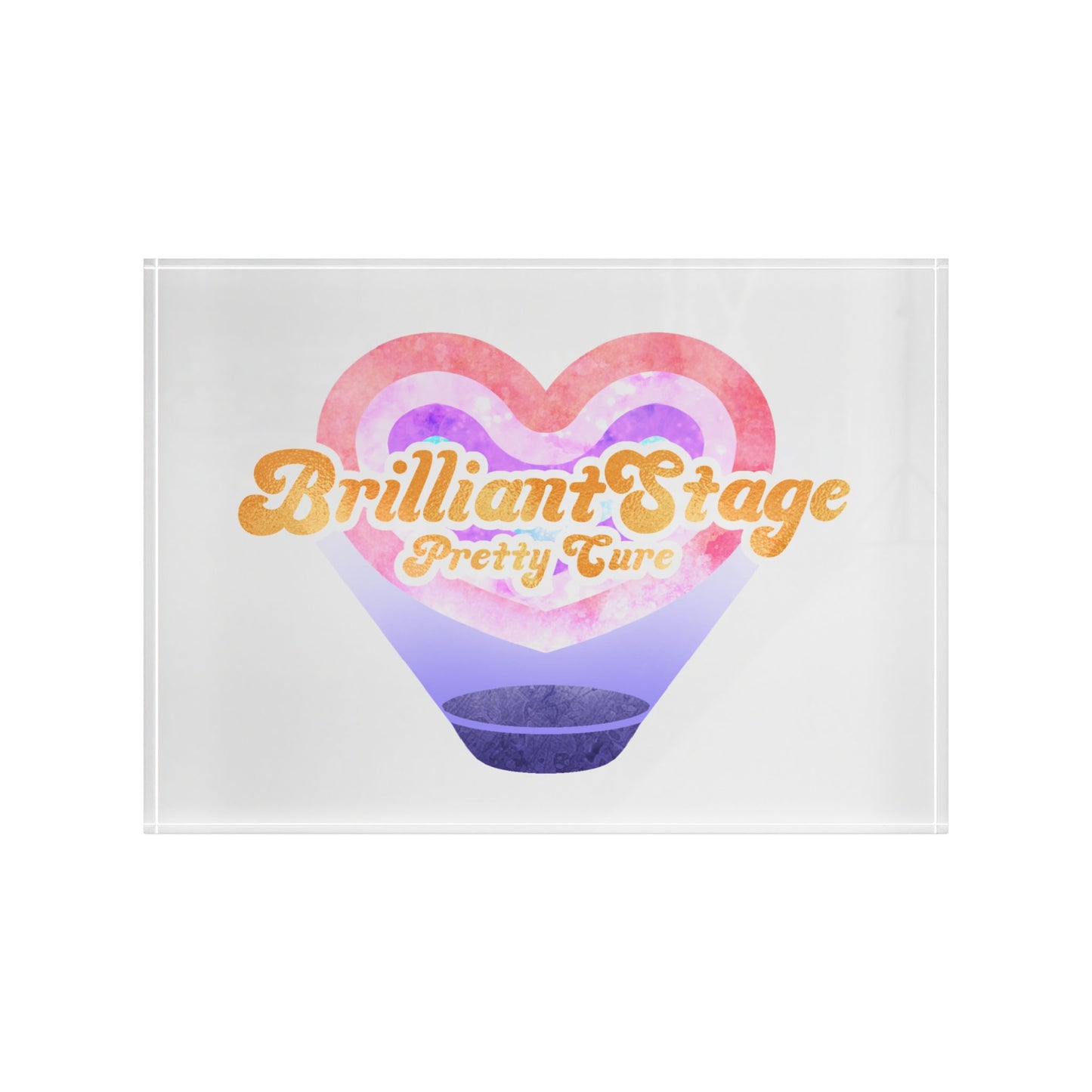 [BrilliantStage Pretty Cure Logo] - Luminous Acrylic Photo Block