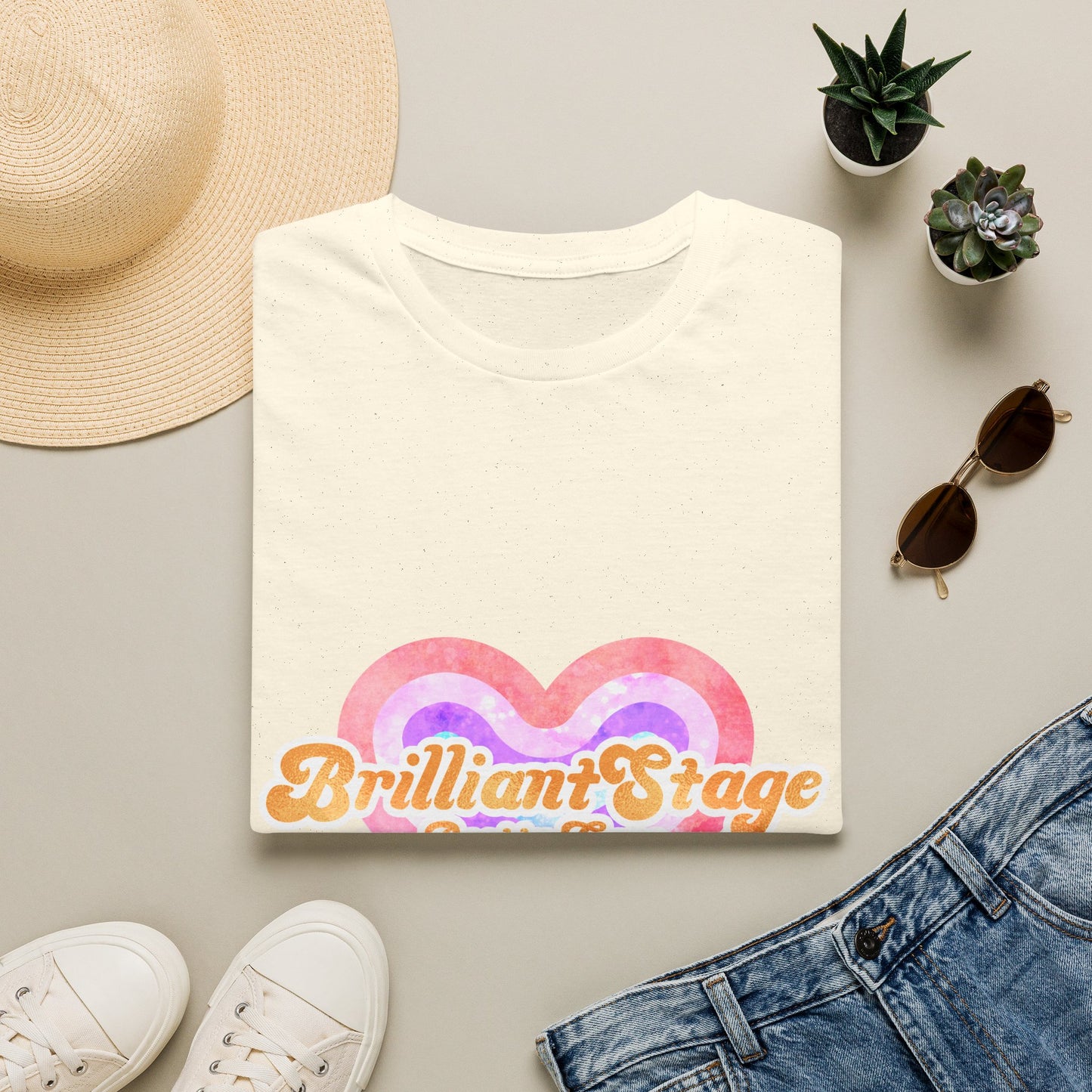 [BrilliantStage Pretty Cure Logo] - Official Team Graphic Tee