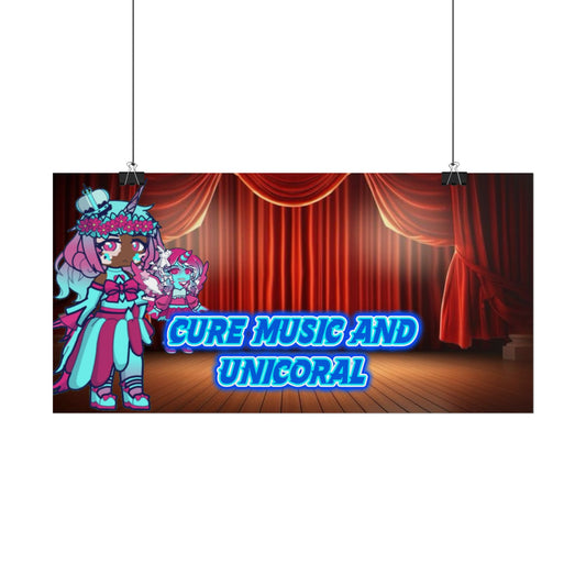 [Cure Music and Unicoral] - Harmony & Horns Premium Wall Poster
