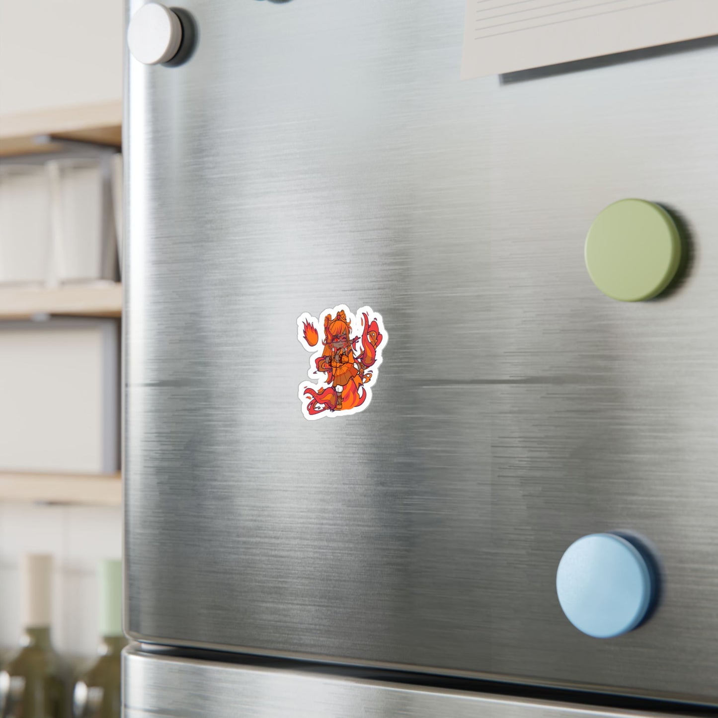 [Cure Flare] - Flame Whimsy Vinyl Sticker