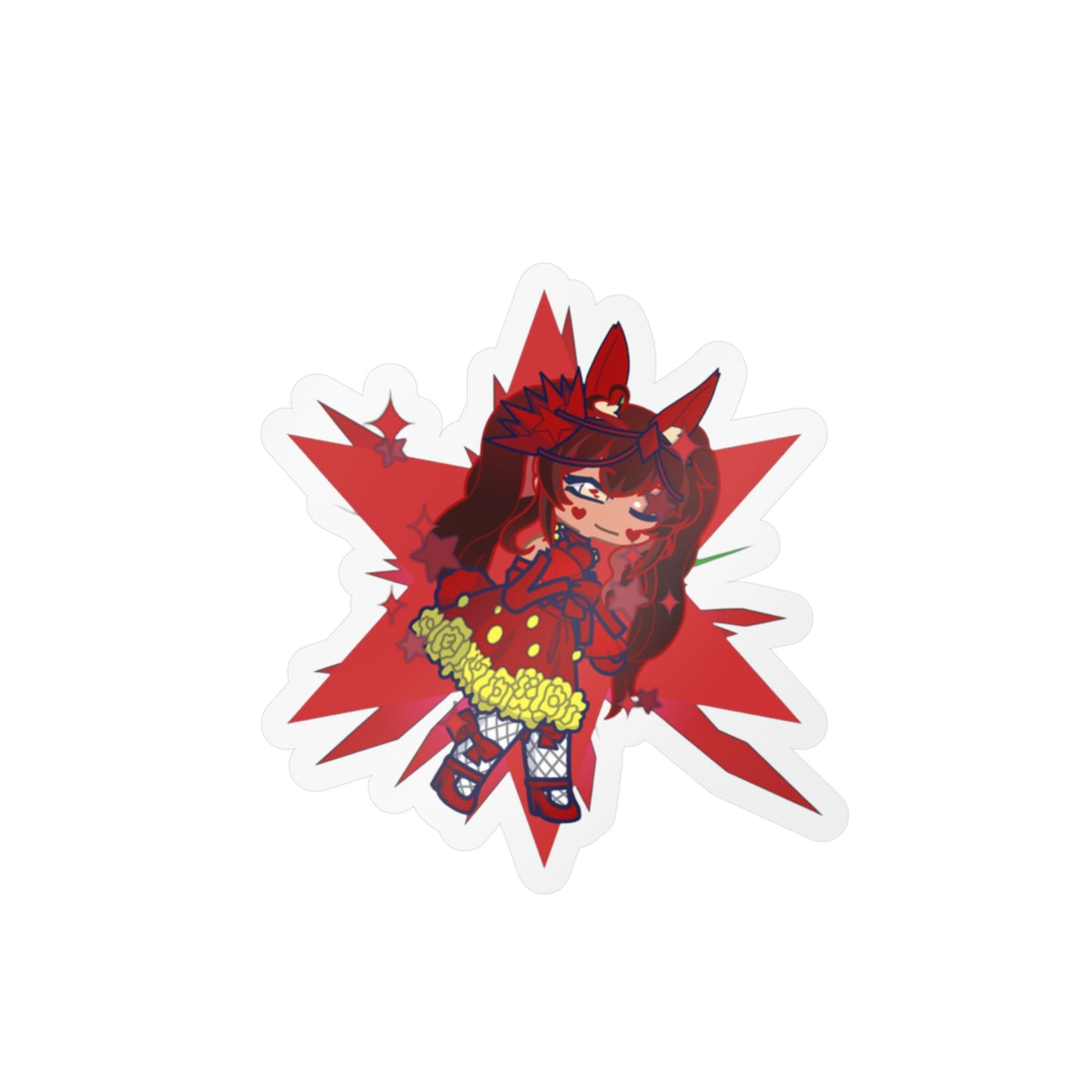 [Cure Curtain] - Theater Whimsy Vinyl Sticker
