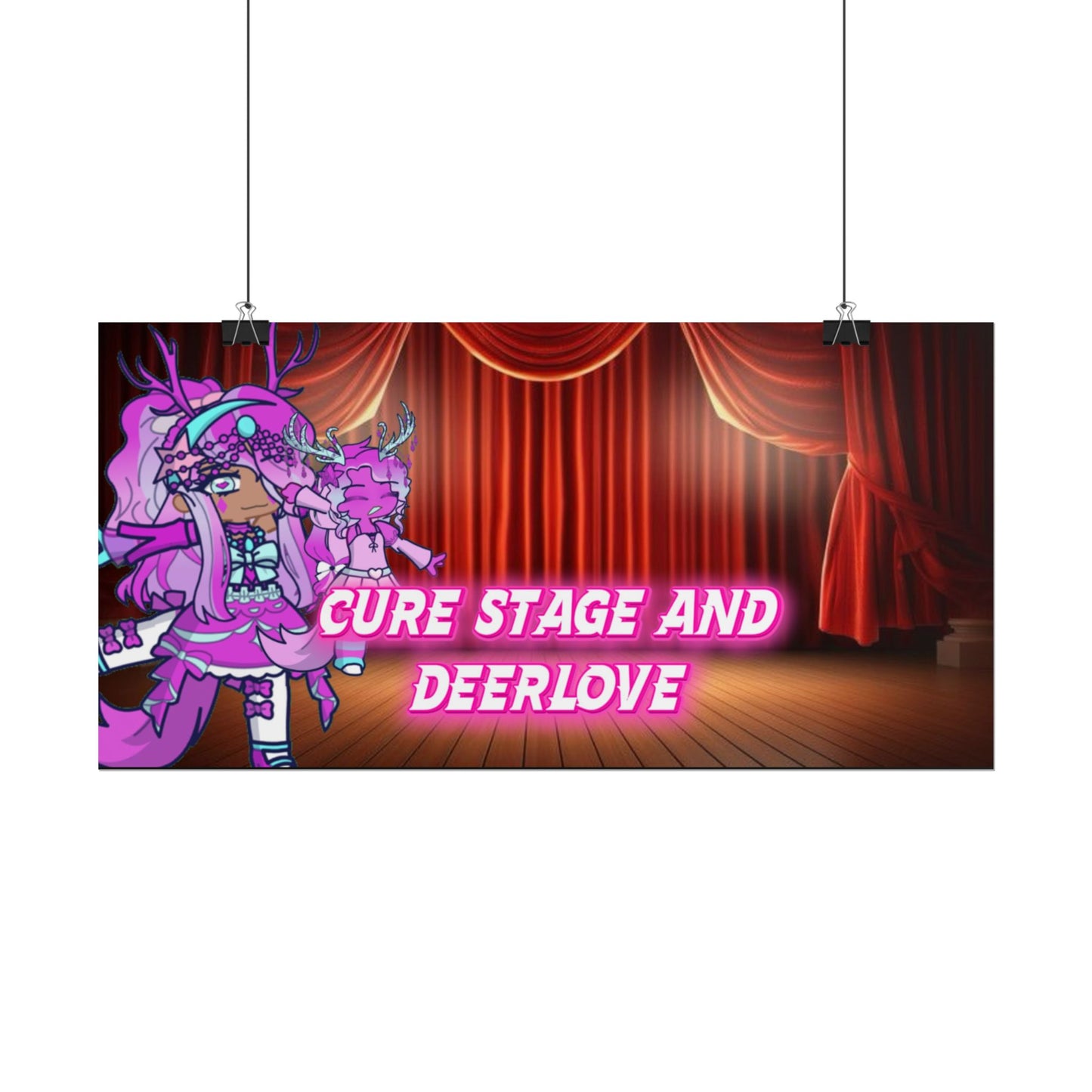 [Cure Stage and Deerlove] - Stage Magic Wall Scroll Poster