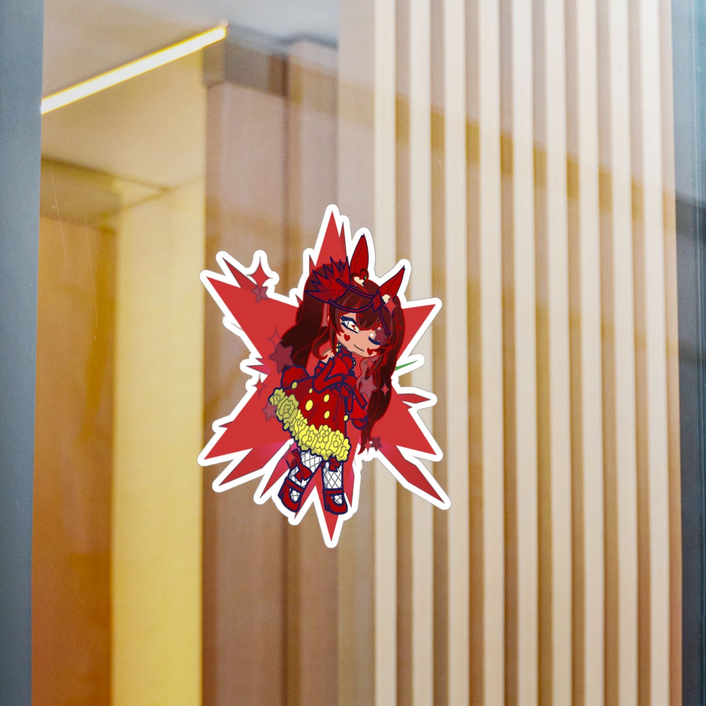 [Cure Curtain] - Theater Whimsy Vinyl Sticker