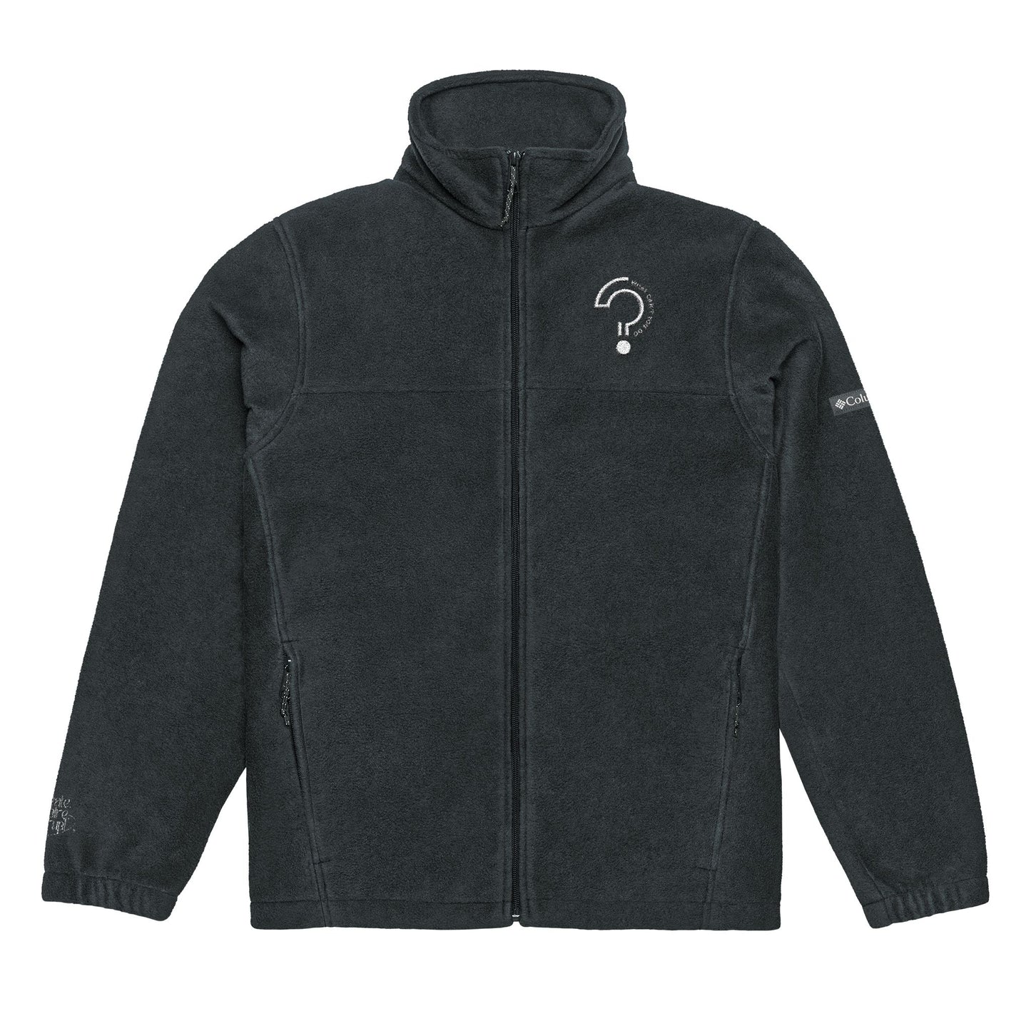 What Can't You Do? Unisex Columbia Fleece Jacket: "Create. Inspire. Disrupt."