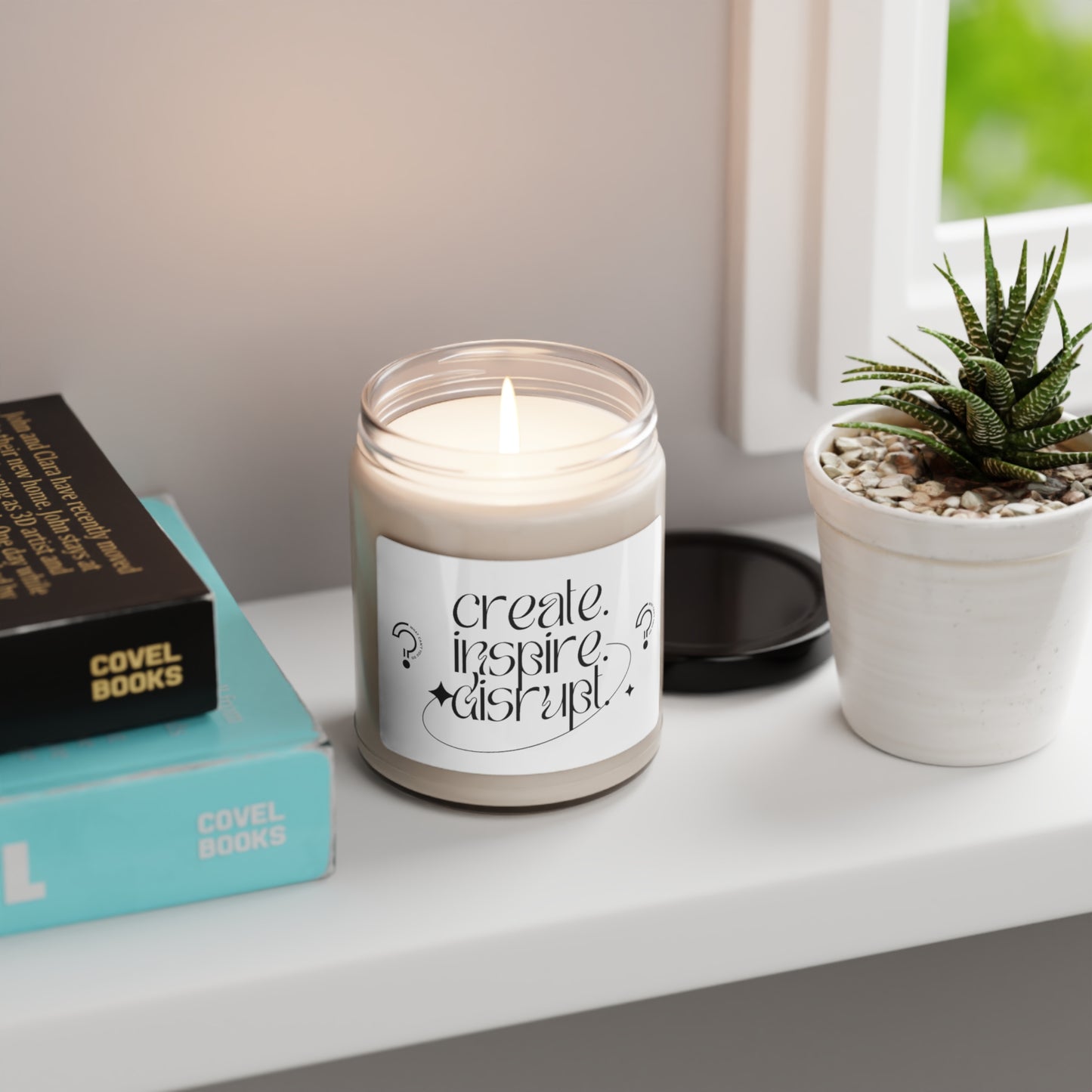 "Create, Inspire, Disrupt" Scented Candle