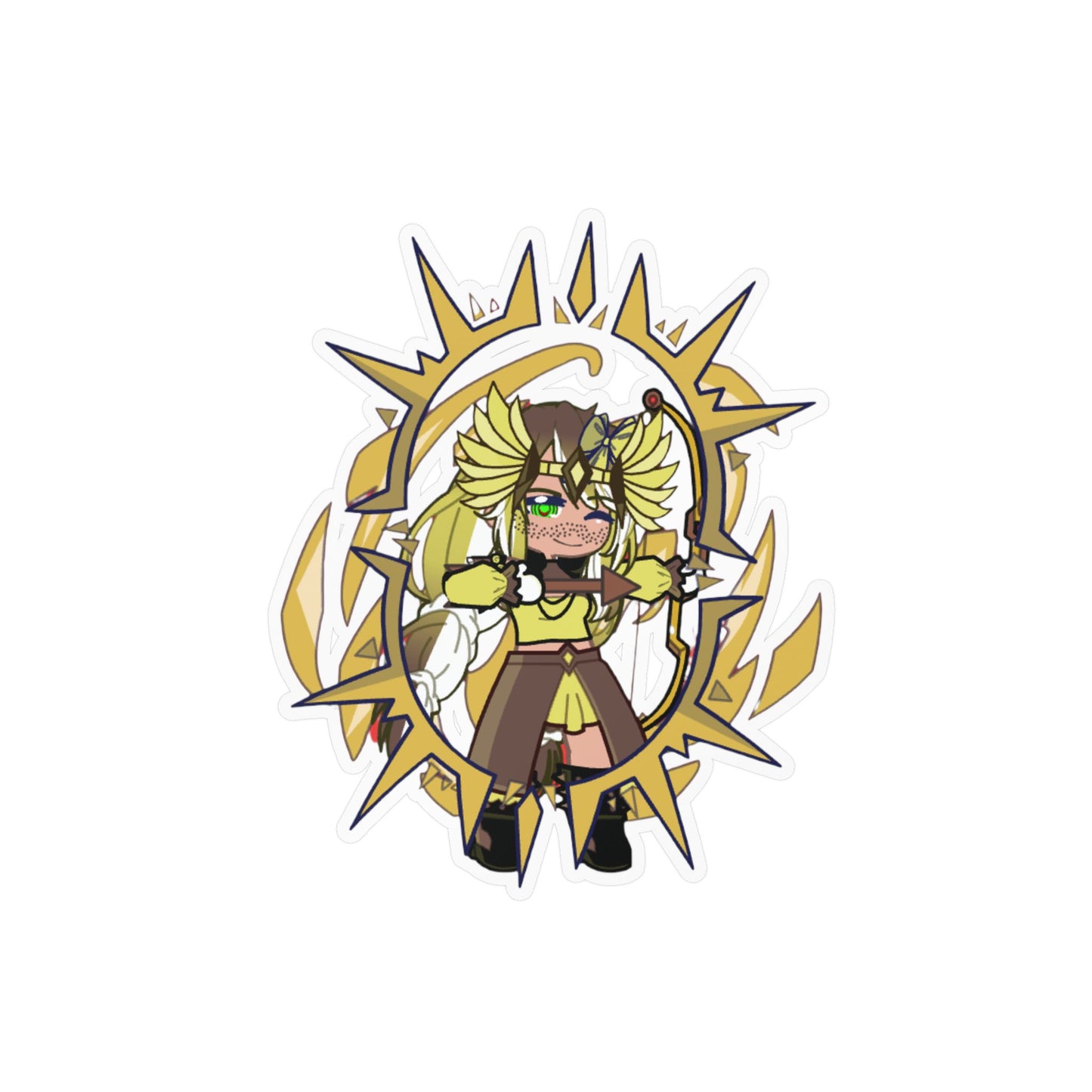 [Cure Artemis] - Ocean Whimsy Vinyl Sticker
