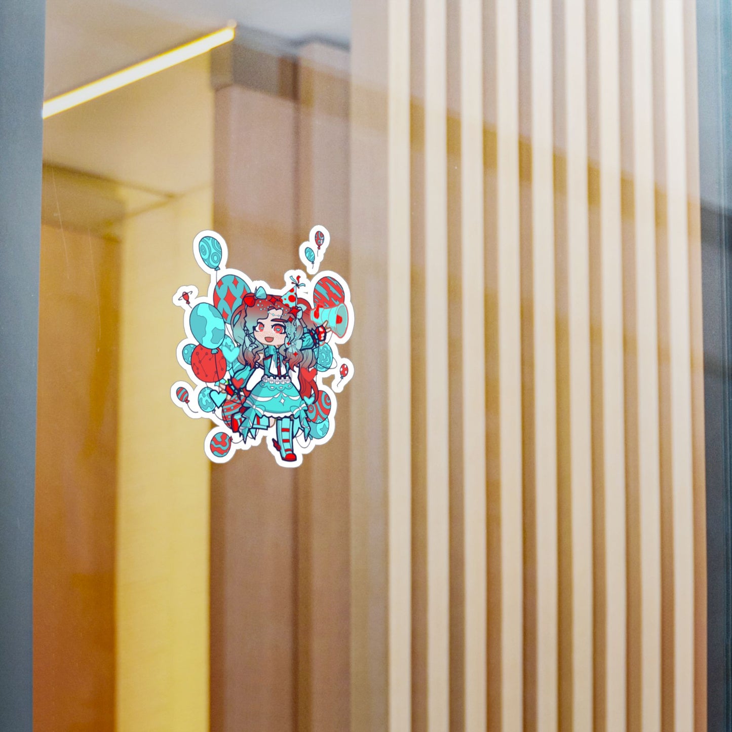 [Cure Streamer] - Neon Whimsy Vinyl Sticker