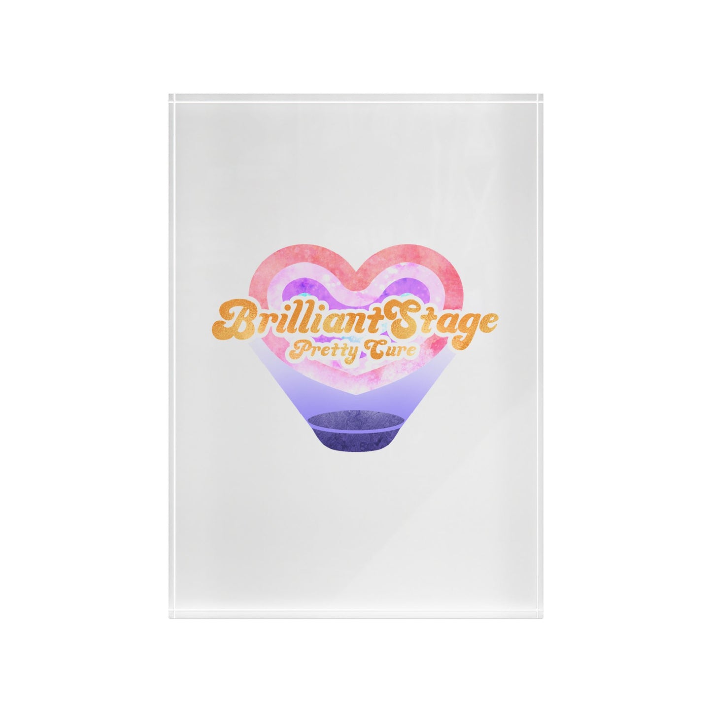 [BrilliantStage Pretty Cure Logo] - Luminous Acrylic Photo Block