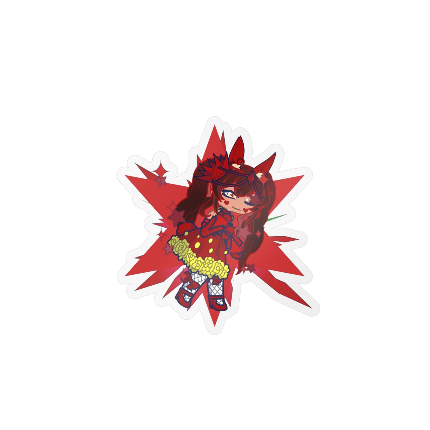 [Cure Curtain] - Theater Whimsy Vinyl Sticker