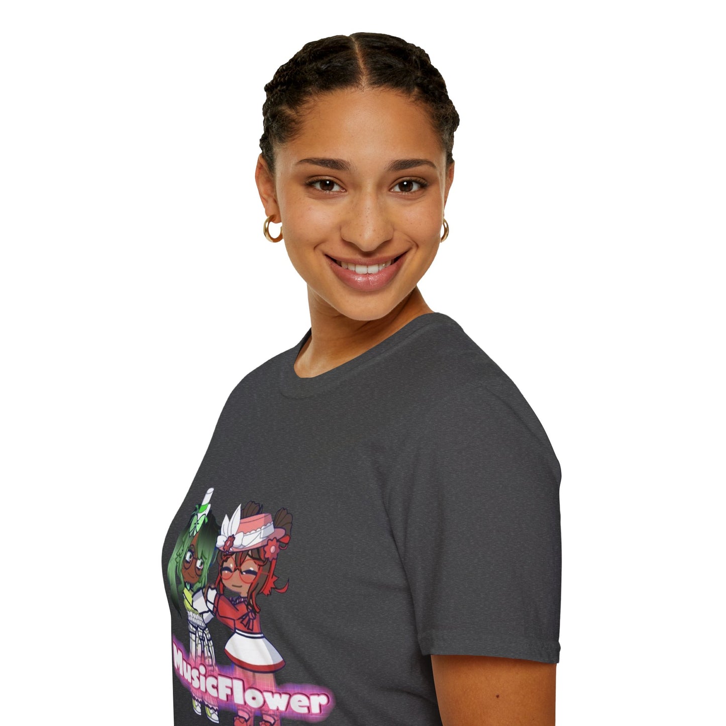 [Music Lovers Ship] - MusicFlower Kawaii Graphic Tee