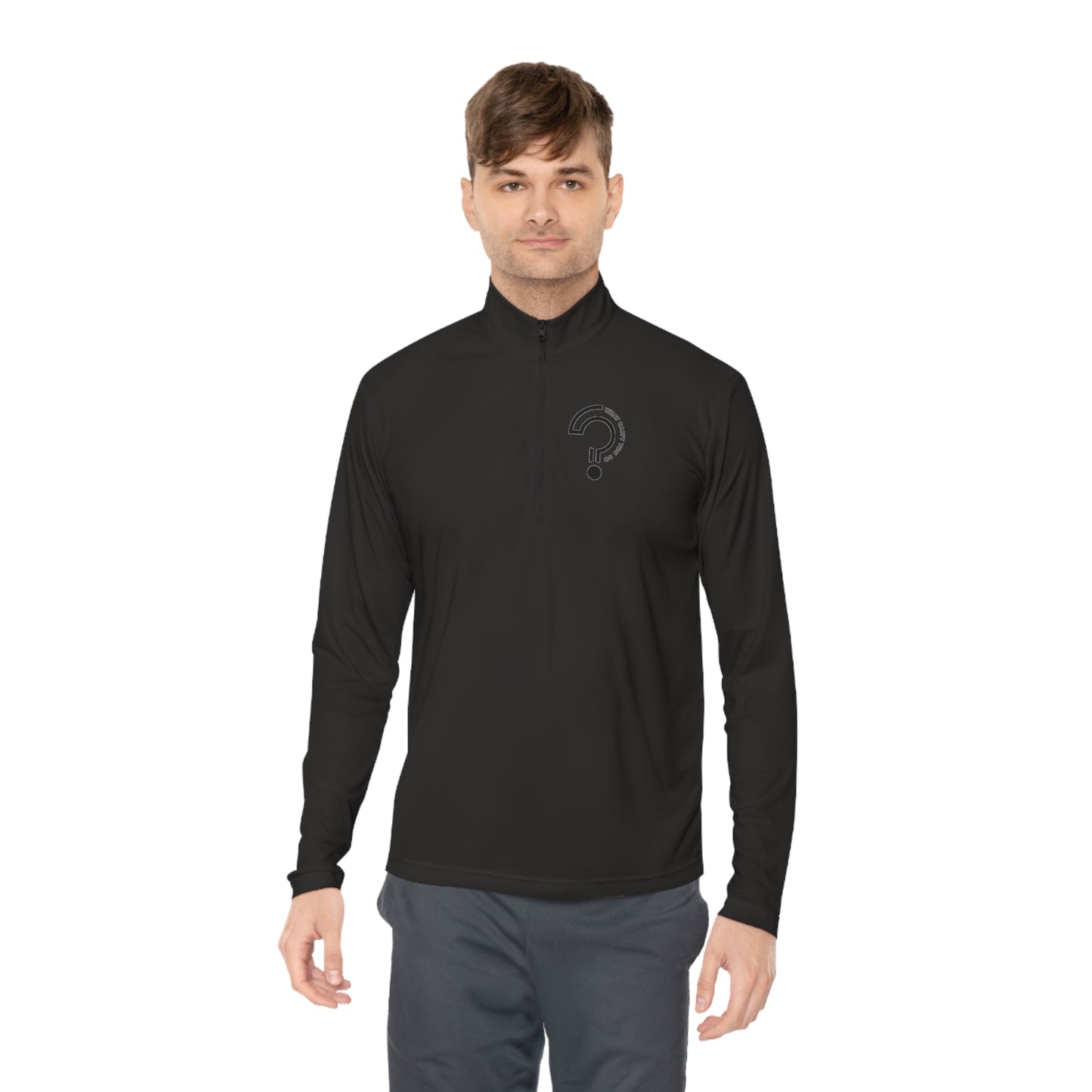 What Can't You Do? Quarter-Zip Pullover: "Create, Inspire, Disrupt"