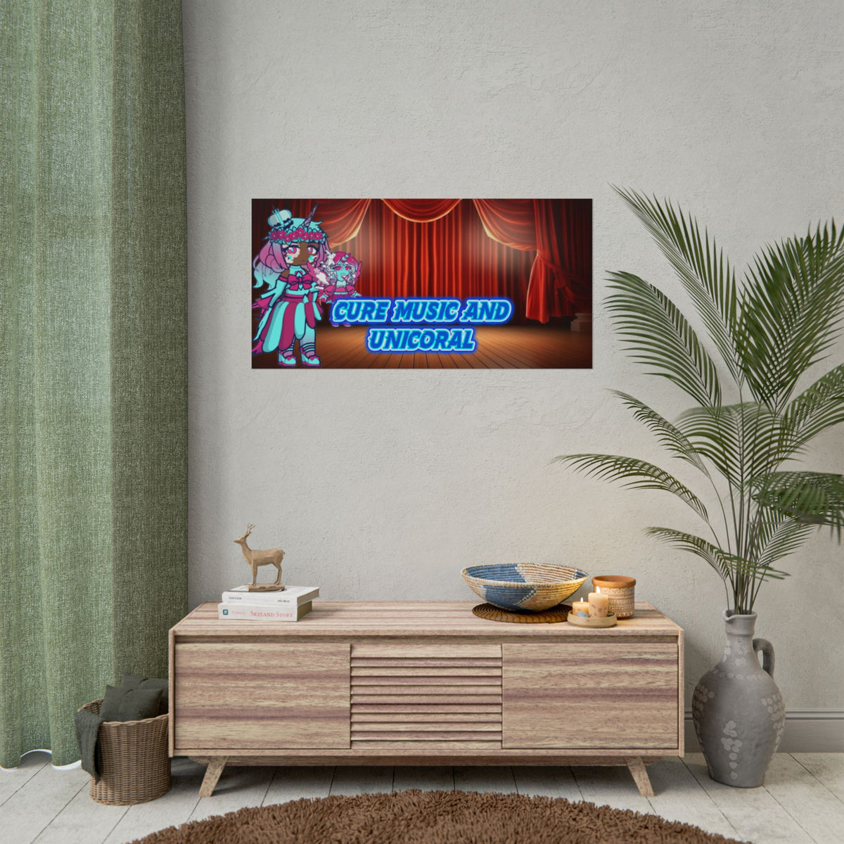[Cure Music and Unicoral] - Harmony & Horns Premium Wall Poster