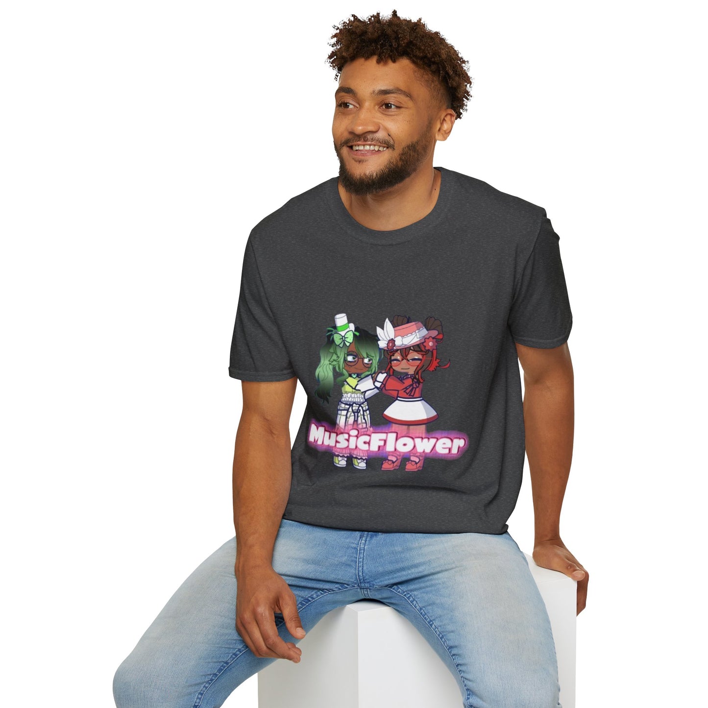 [Music Lovers Ship] - MusicFlower Kawaii Graphic Tee