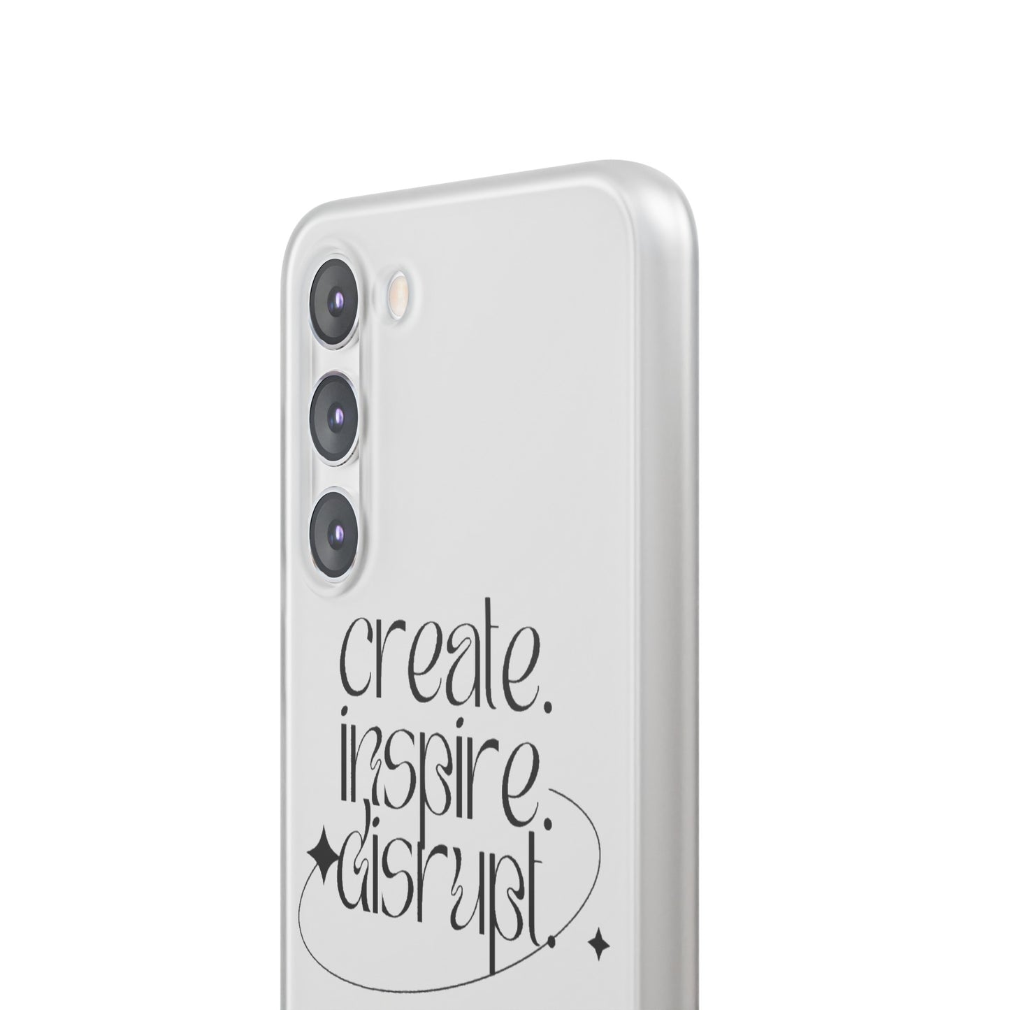 "Create, Inspire, Disrupt" Flexi Phone Cases: What Can't You Do?