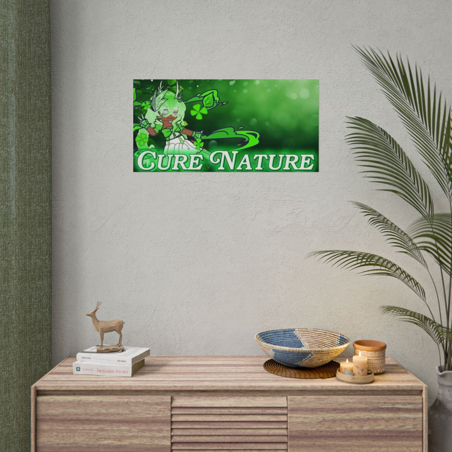 Cure Nature - Emerald Whimsy Art Print