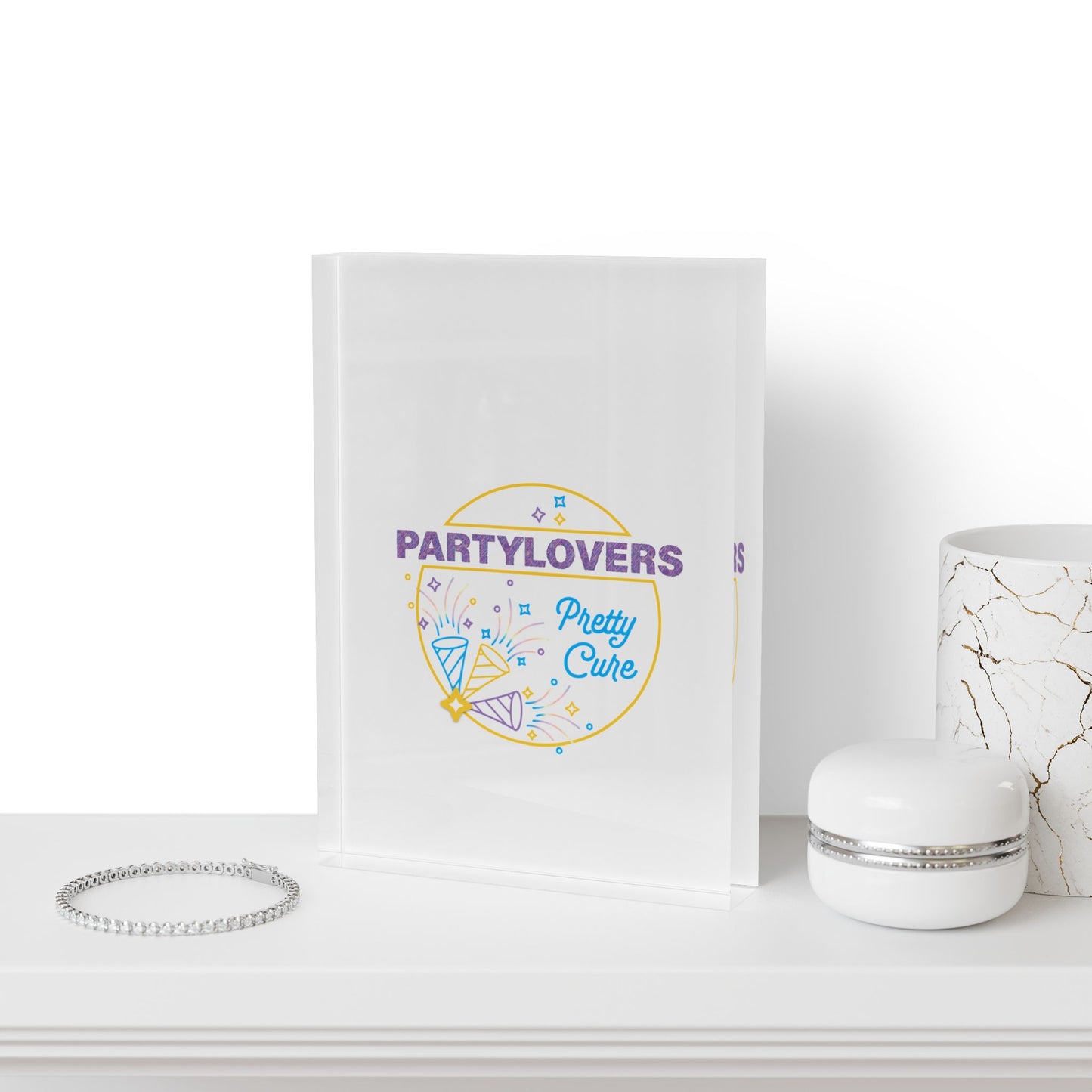 [PartyLovers Pretty Cure Logo] - Luminous Acrylic Photo Block