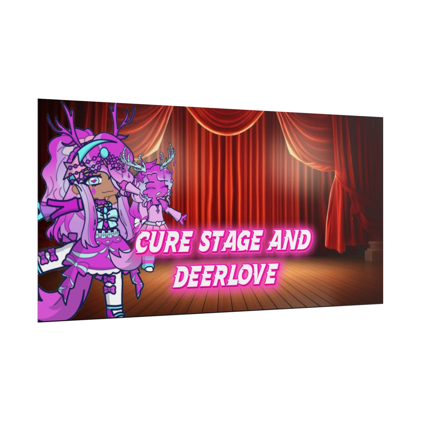 [Cure Stage and Deerlove] - Stage Magic Wall Scroll Poster