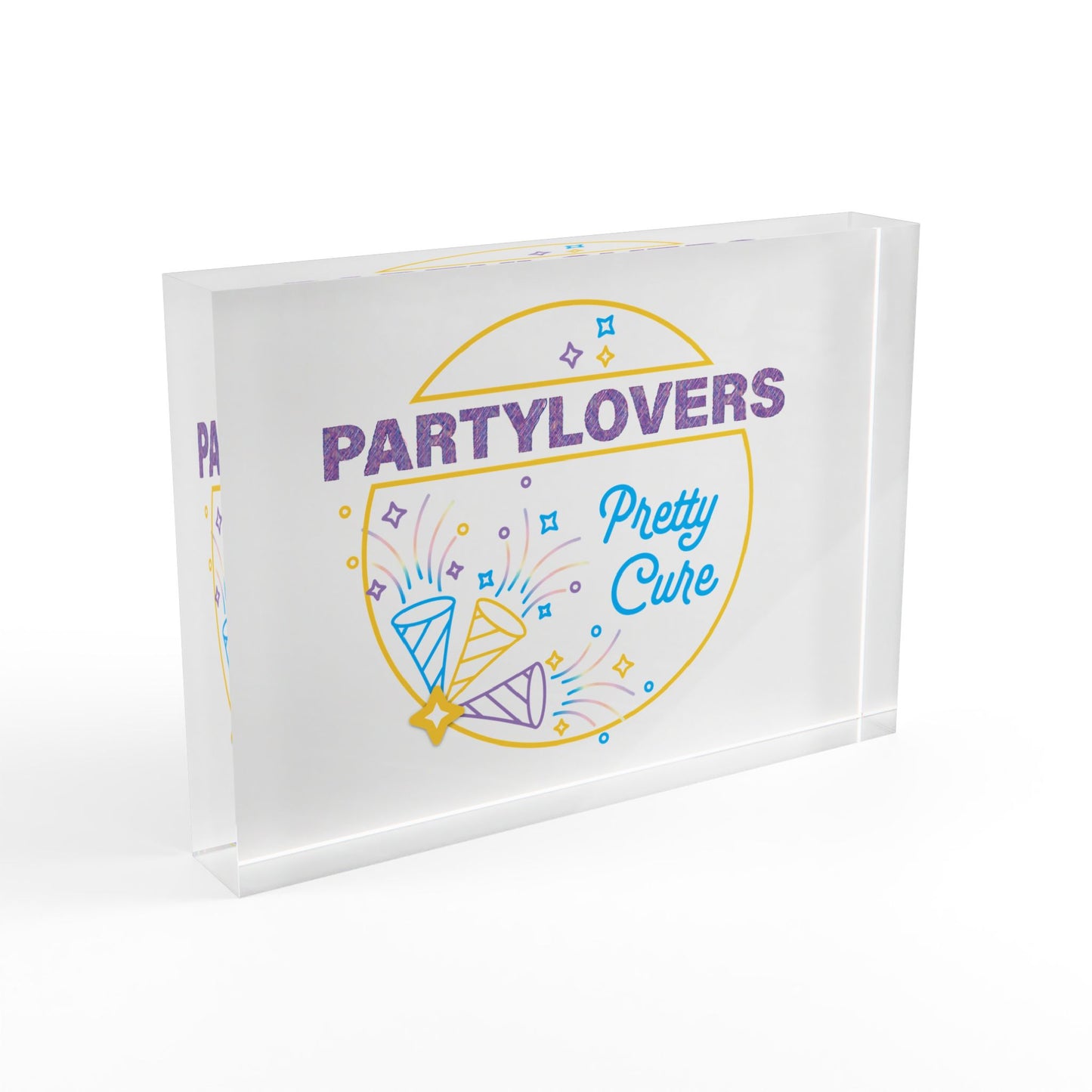 [PartyLovers Pretty Cure Logo] - Luminous Acrylic Photo Block