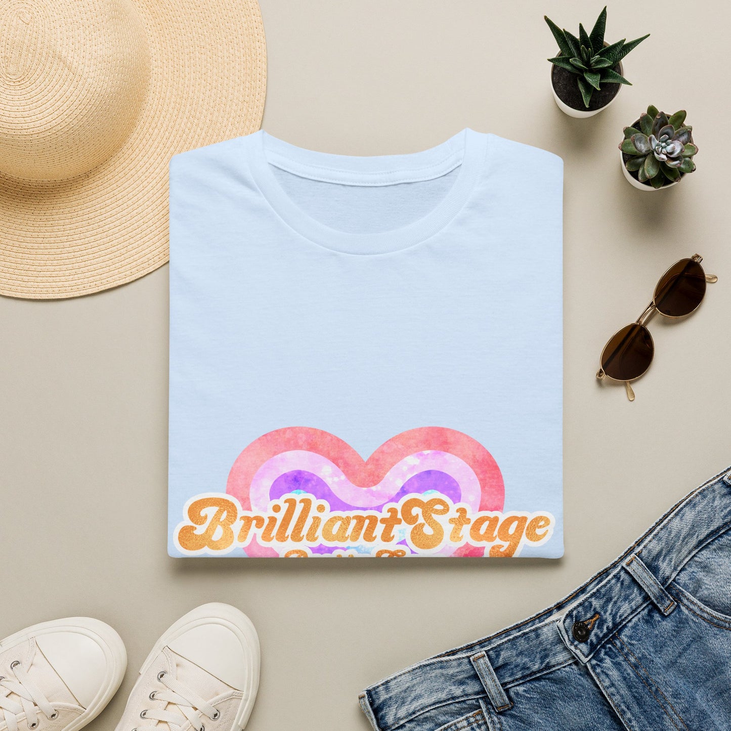 [BrilliantStage Pretty Cure Logo] - Official Team Graphic Tee